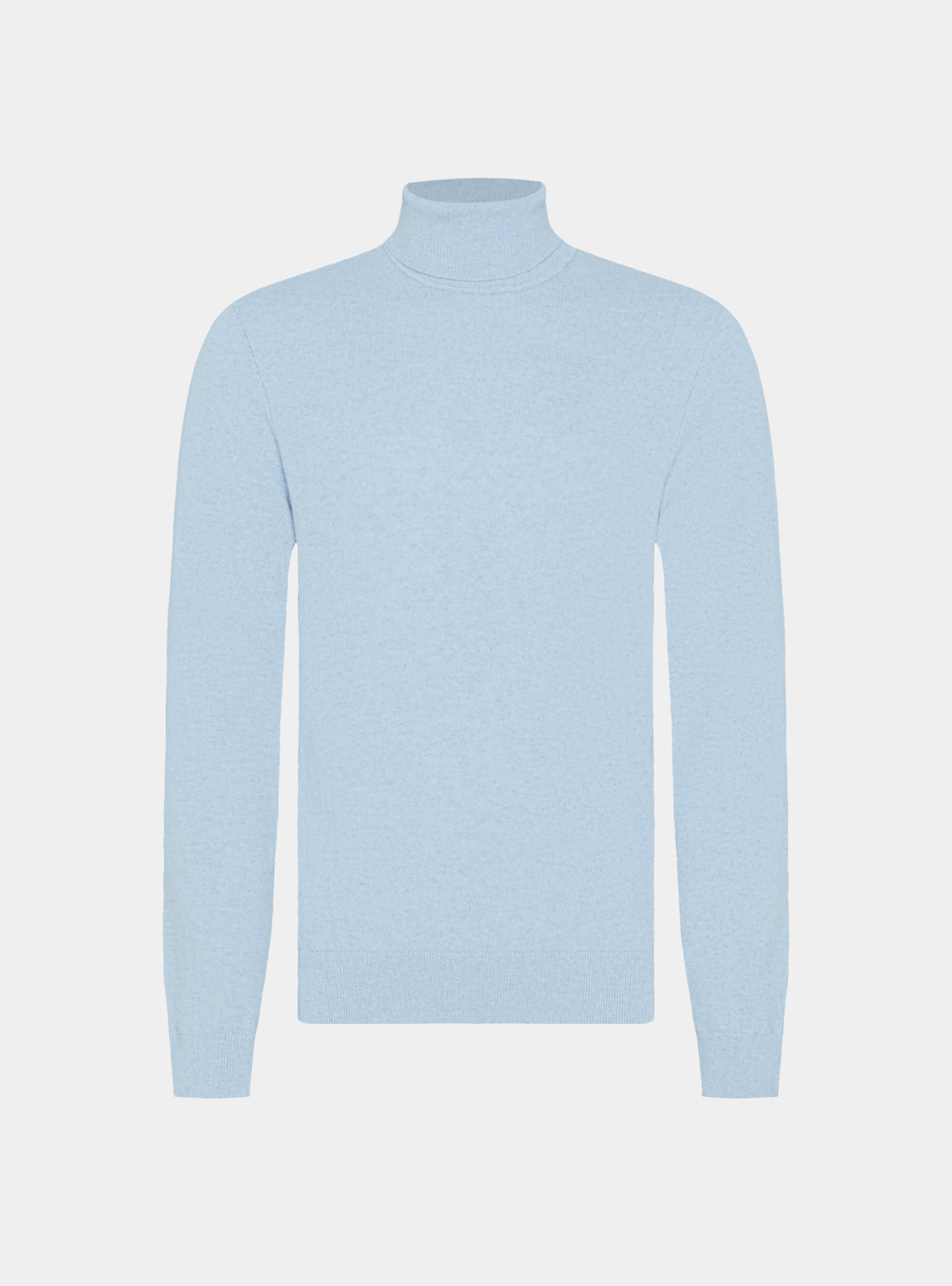 Cashmere turtleneck, AZZURRO POLVERE 0283C