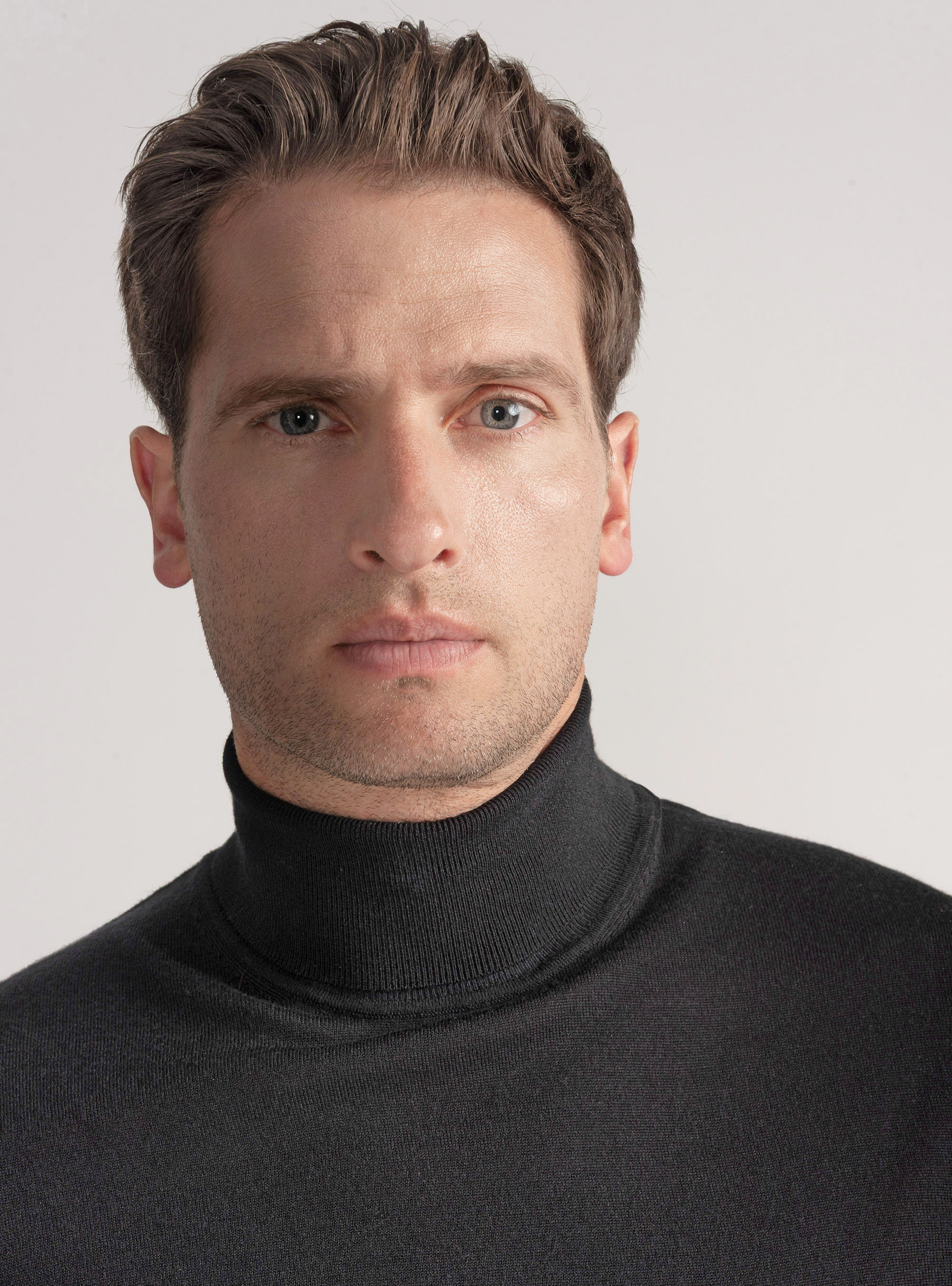 Dolcevita in pura lana merino extrafine, NERO