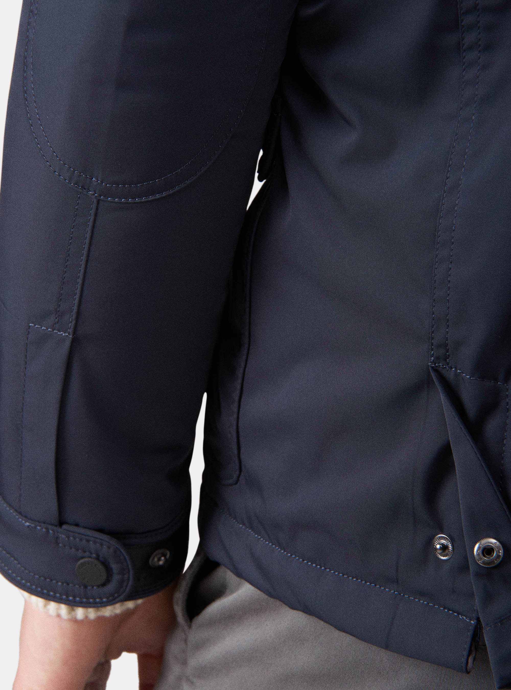 Field jacket con toppa e pettorina removibile, BLU NAVY