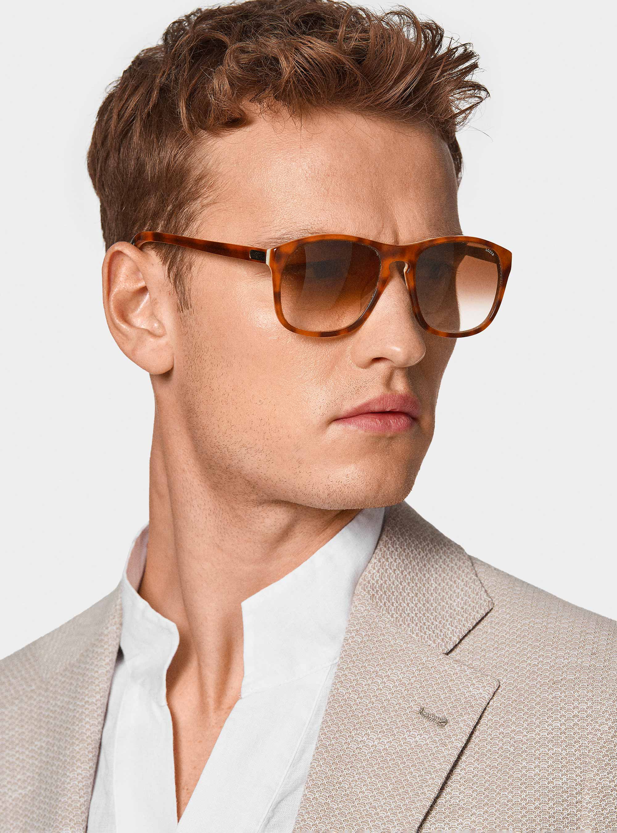 Americana de punto de algodón y lino, ARENA