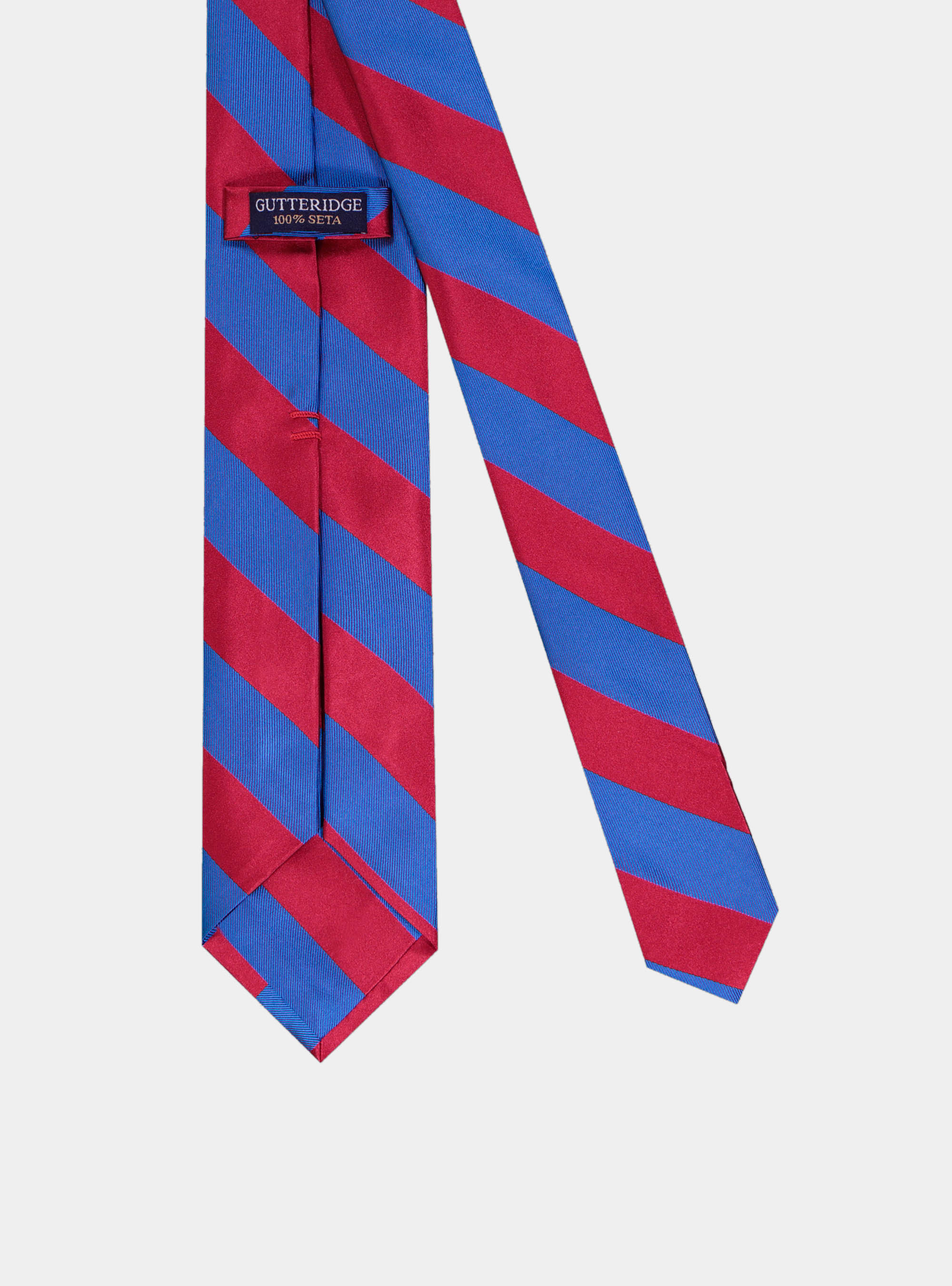 Cravatta regimental in seta, ROYAL 0251C