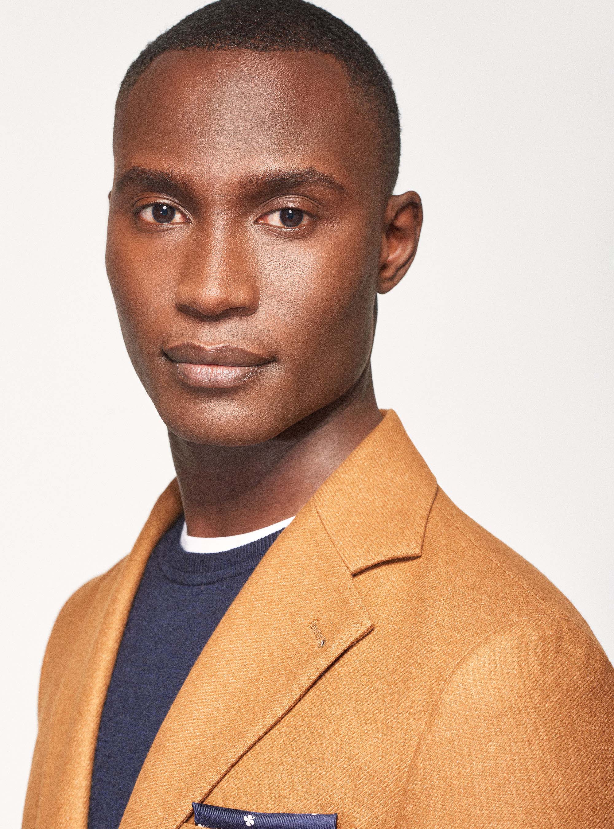 Wool-blend flannel blazer, 0713C ZUCCA