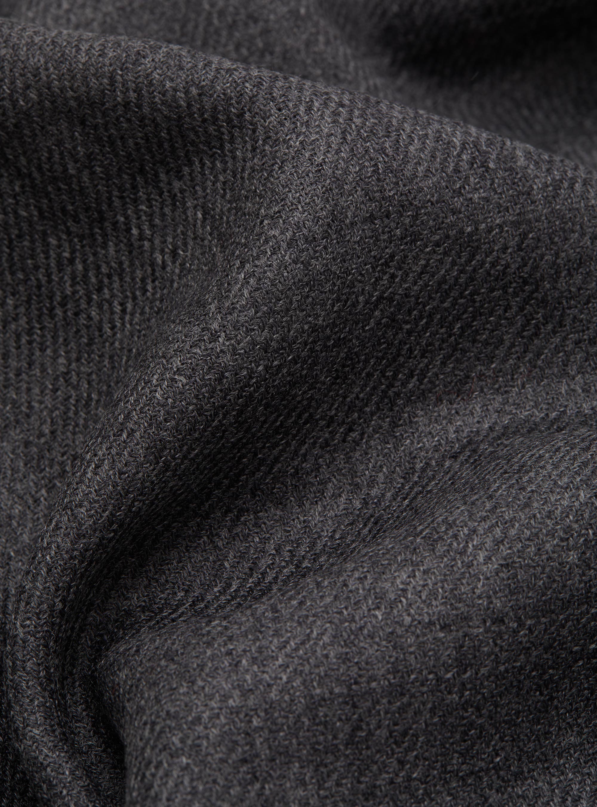 Sciarpa in lana con ricamo, ASFALTO