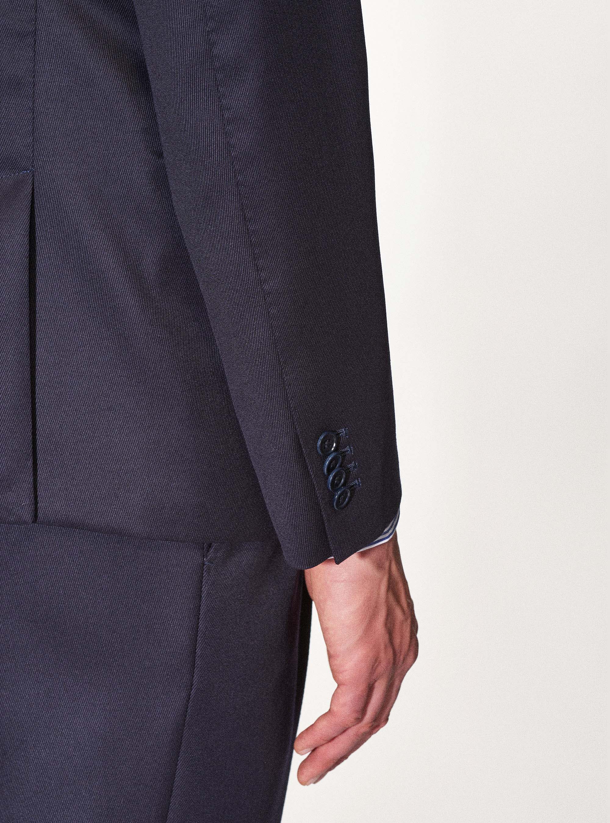 Giacca per abito in lana Vitale Barberis Canonico, BLU NAVY