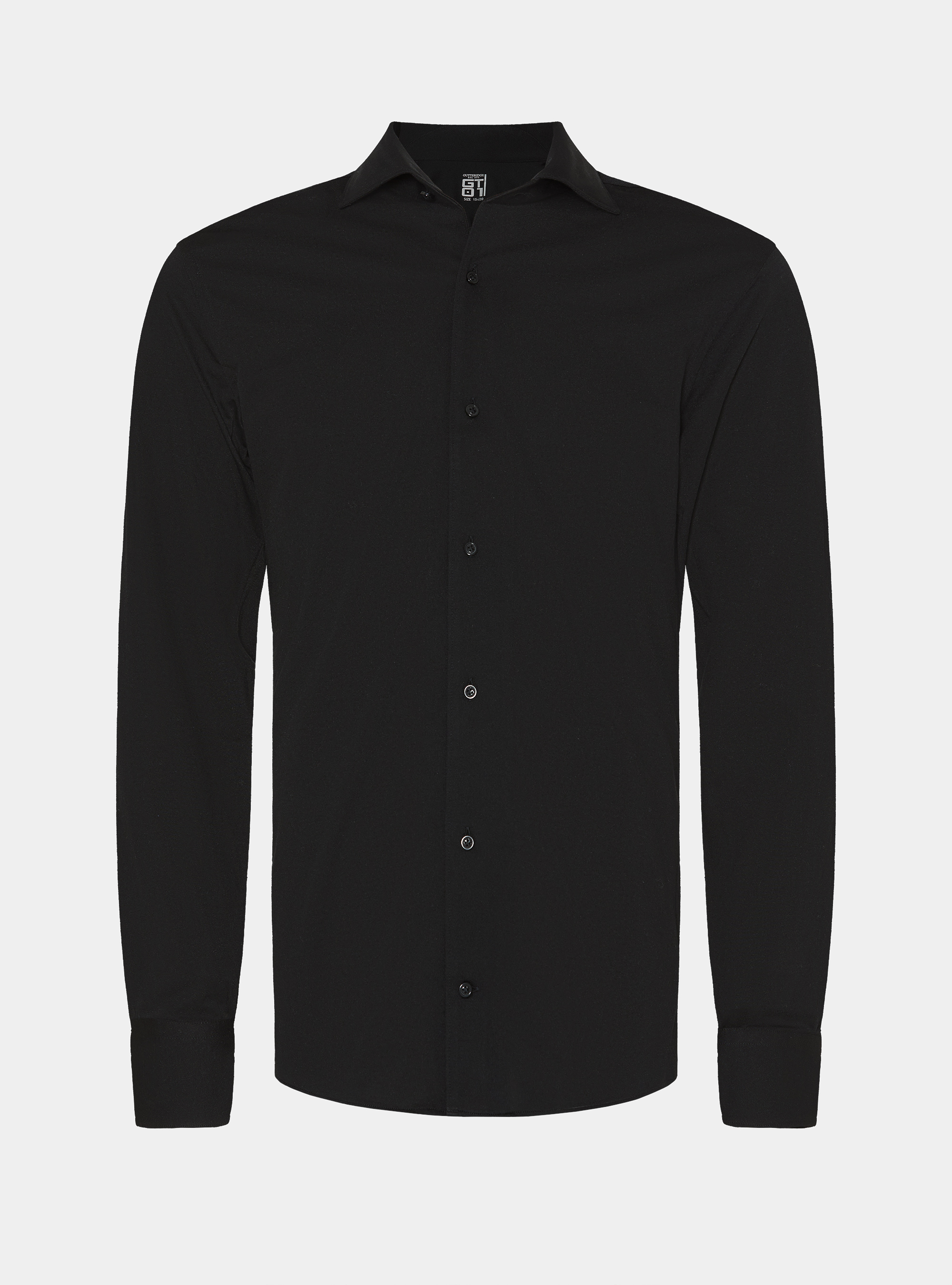 Jersey-Shirt aus Baumwollmischung, NERO 0100C