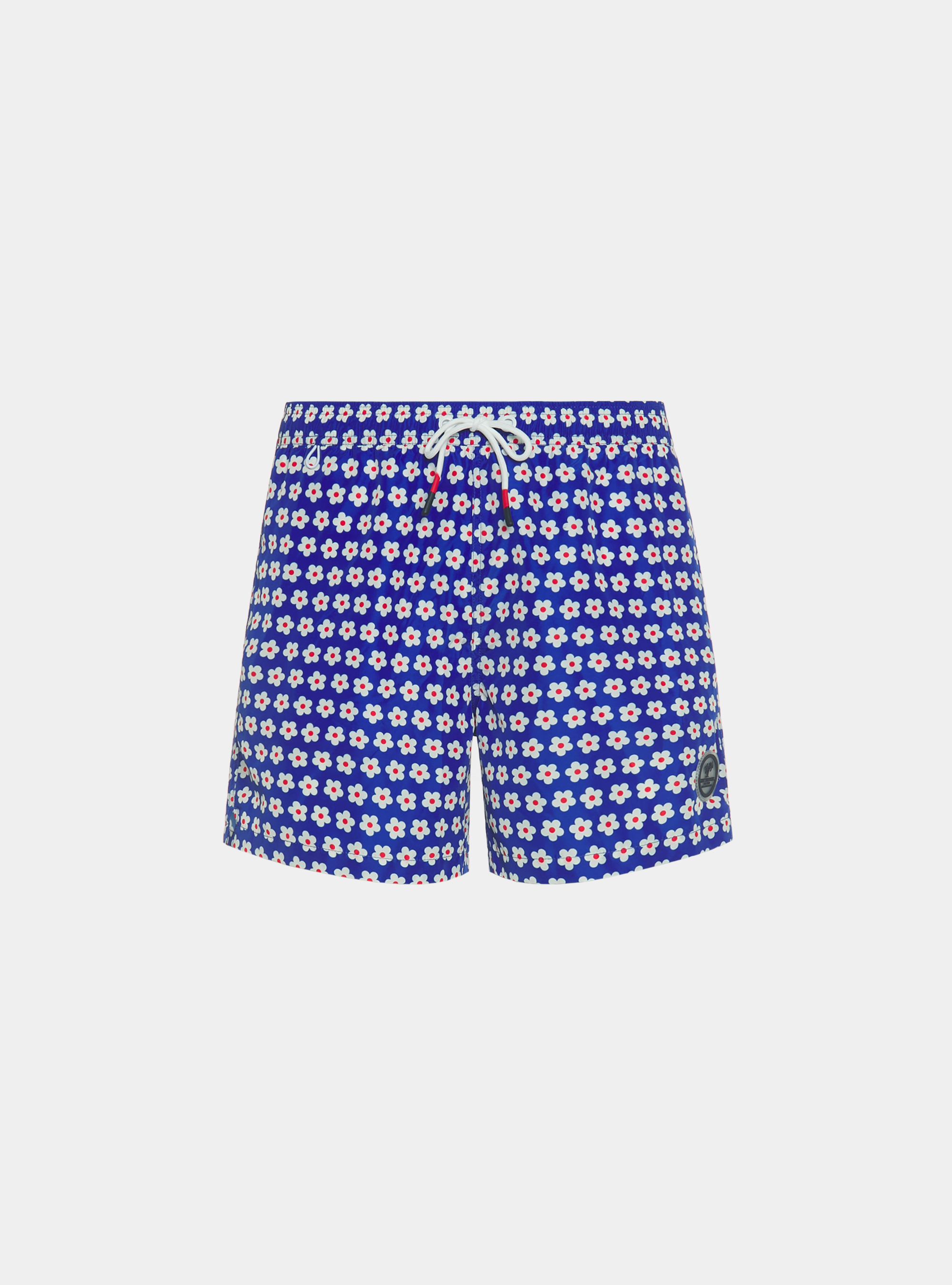 Costume da bagno con margherite, BLU