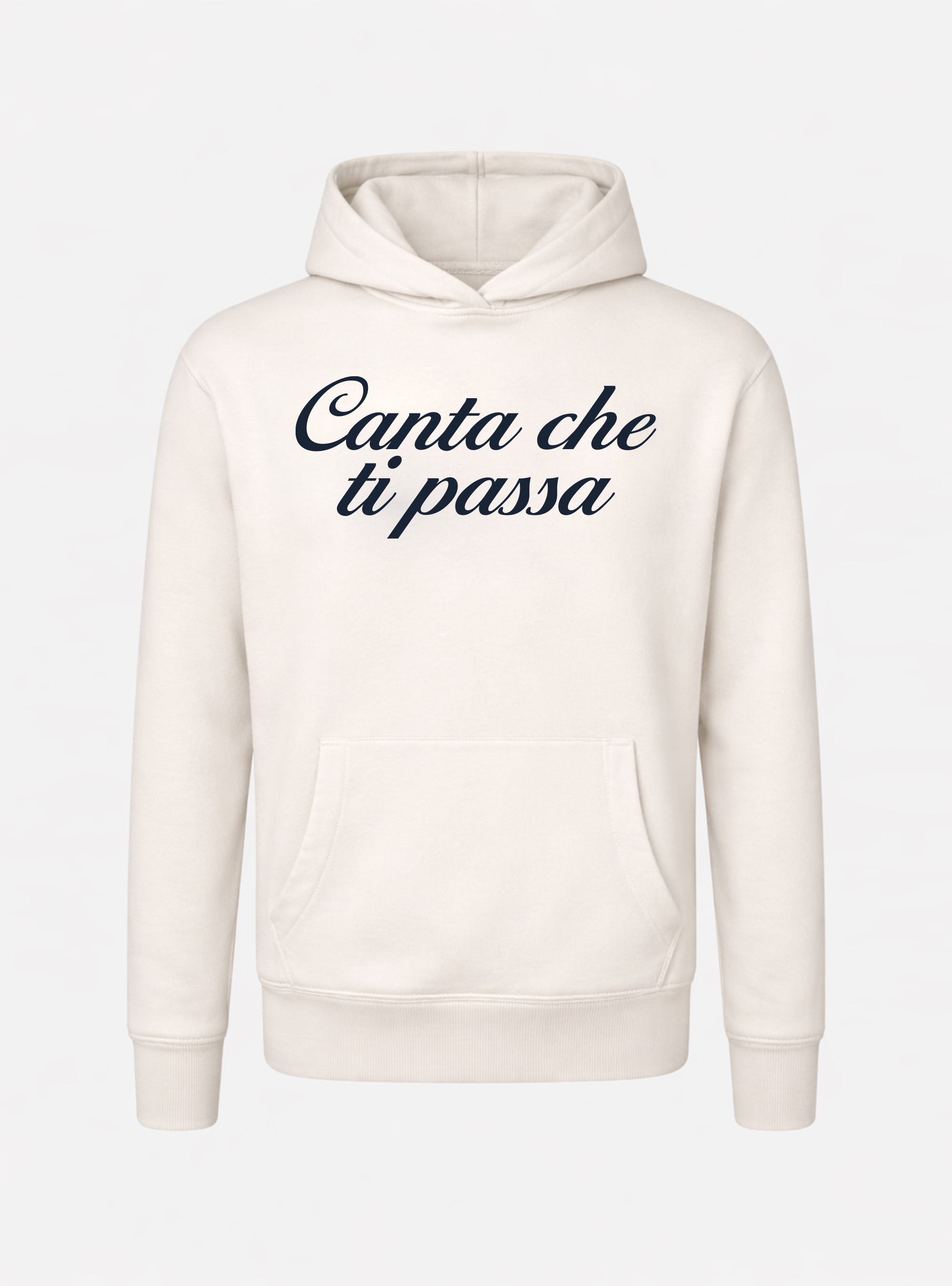 Felpa con cappuccio sanremo, WHITE