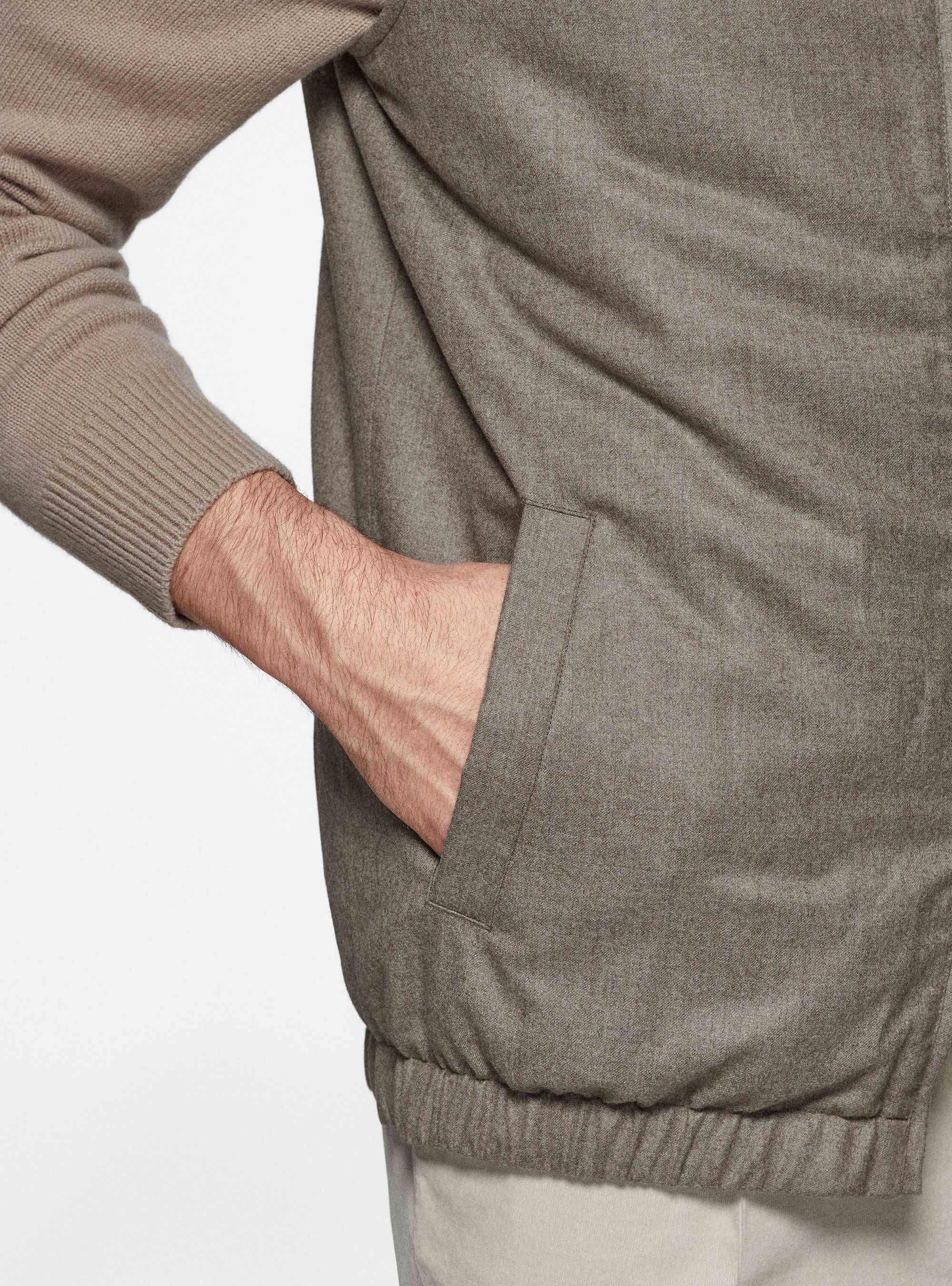 Chaleco de franela reversible Vitale Barberis Canonico, ARENA