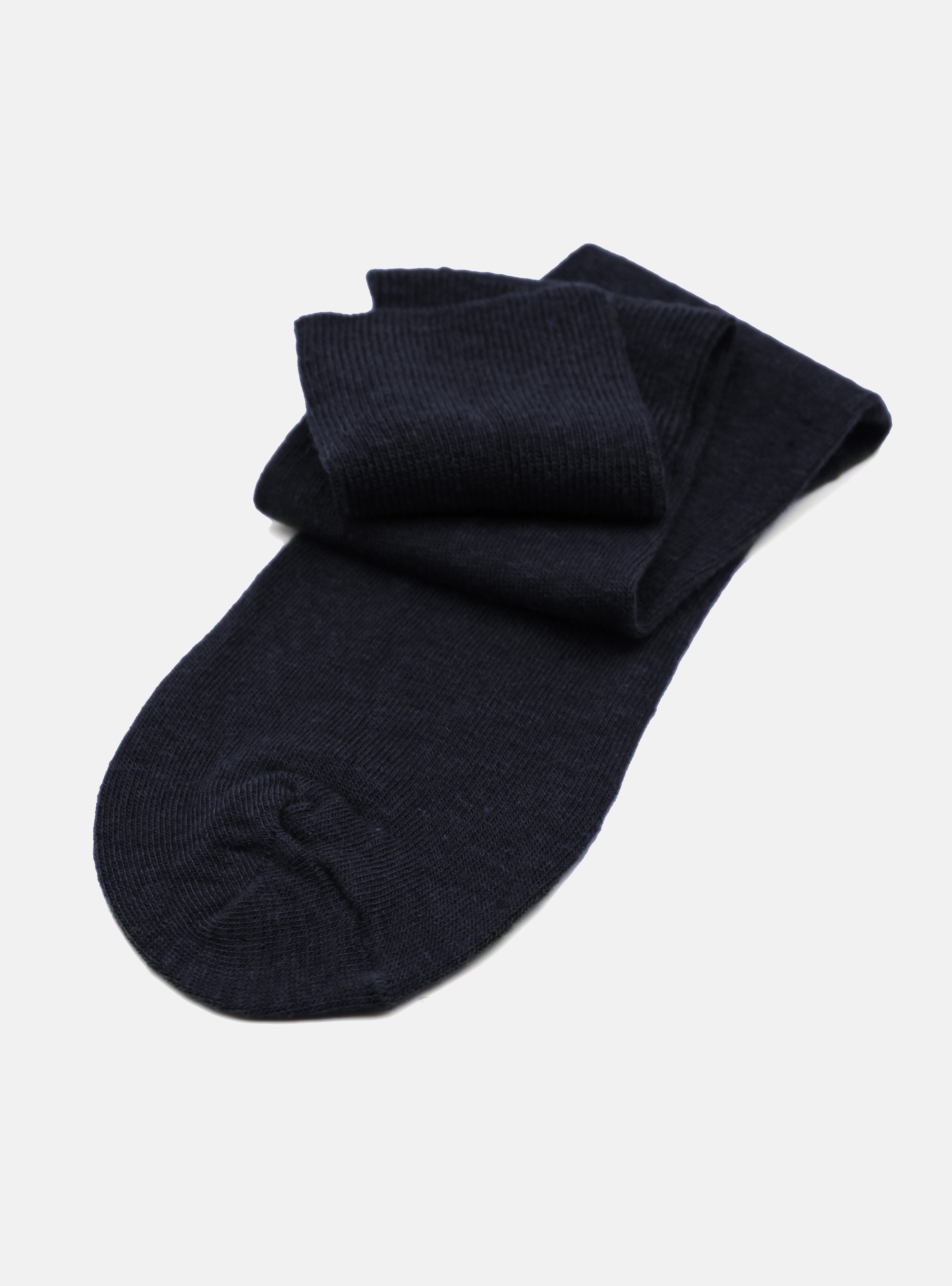 Calzini lunghi in misto cashmere, BLU NAVY