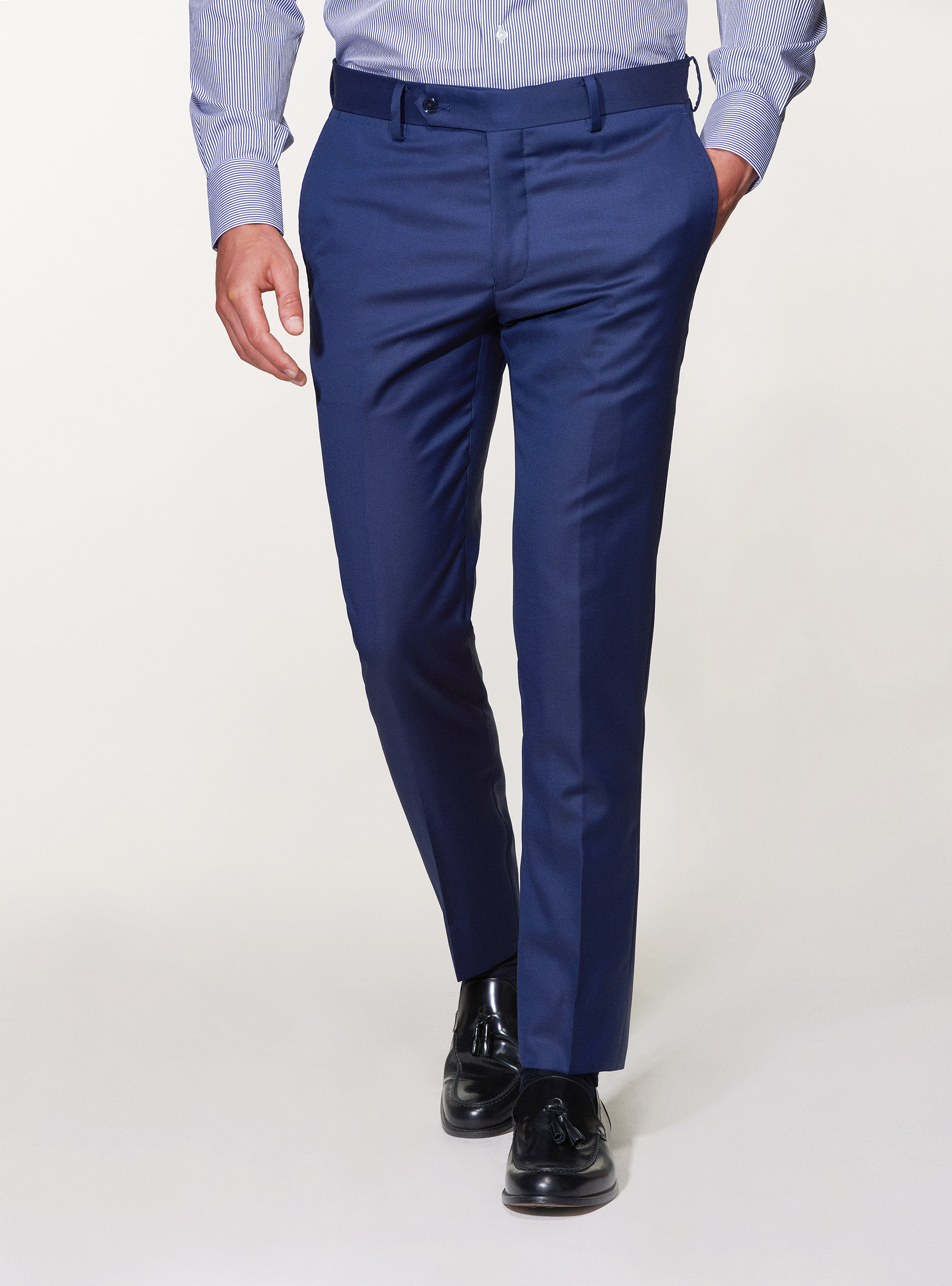 Pantaloni per abito in pura lana superfine 110's Vitale Barberis Canonico