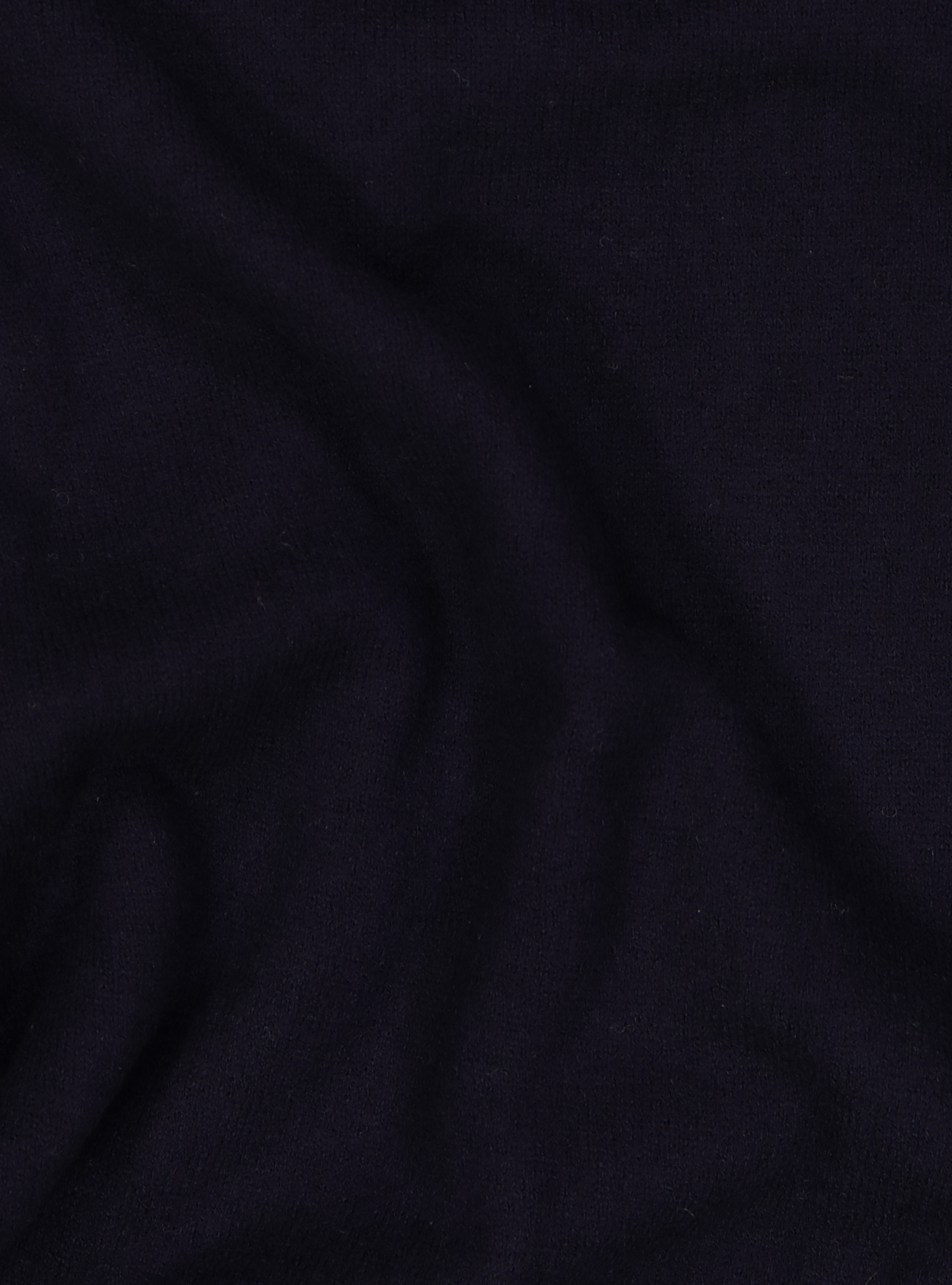 Maglia scollo a V in lana e cashmere, BLU NAVY