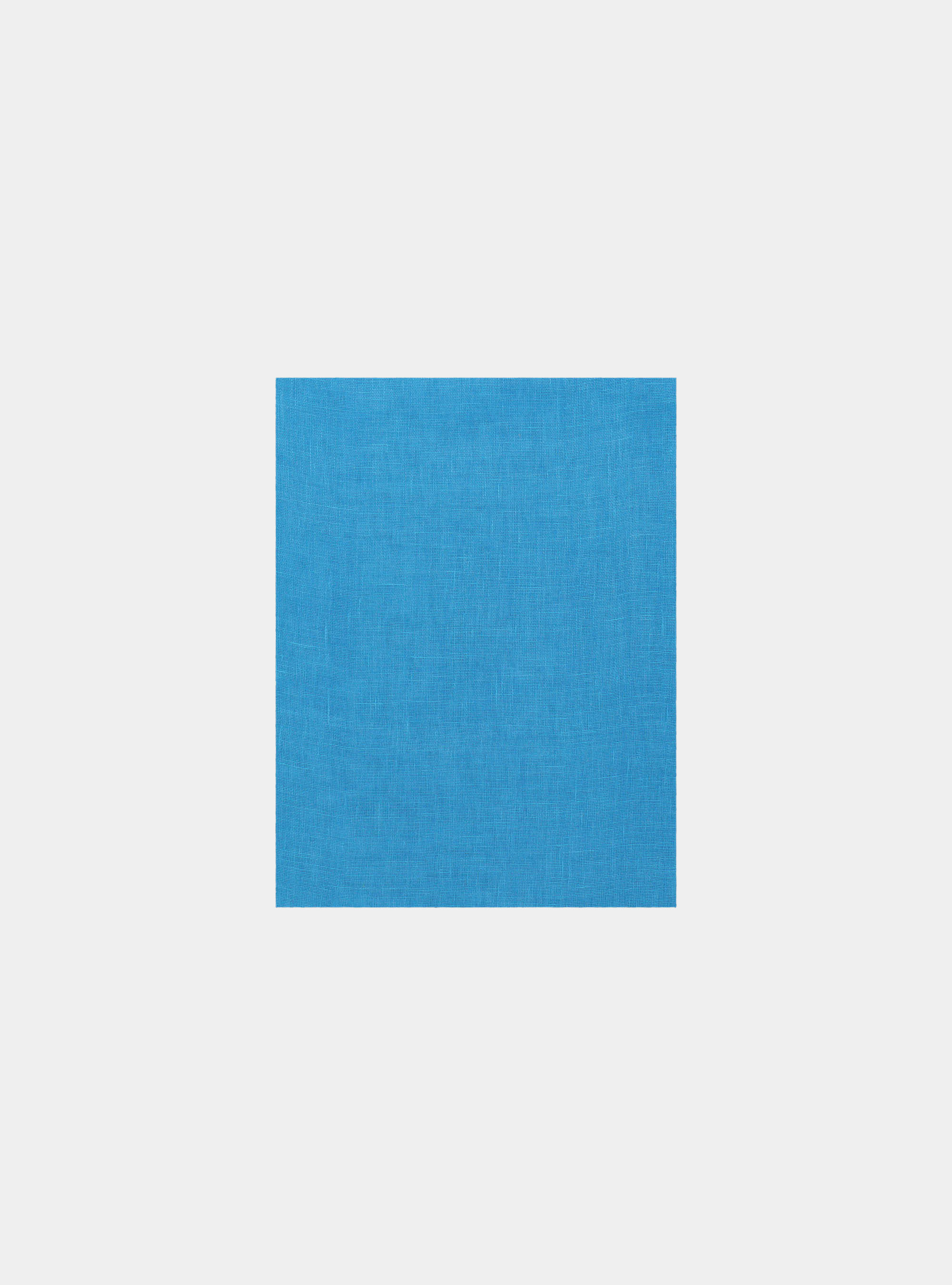 Einfarbiger Leinenschal, TURCHESE 0258C