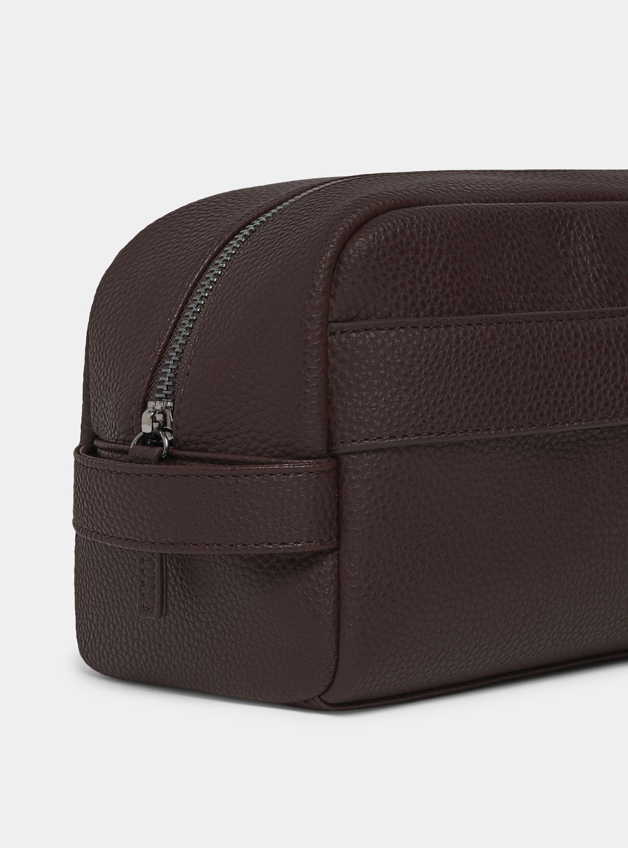 Necessaire con cerniera, BROWN