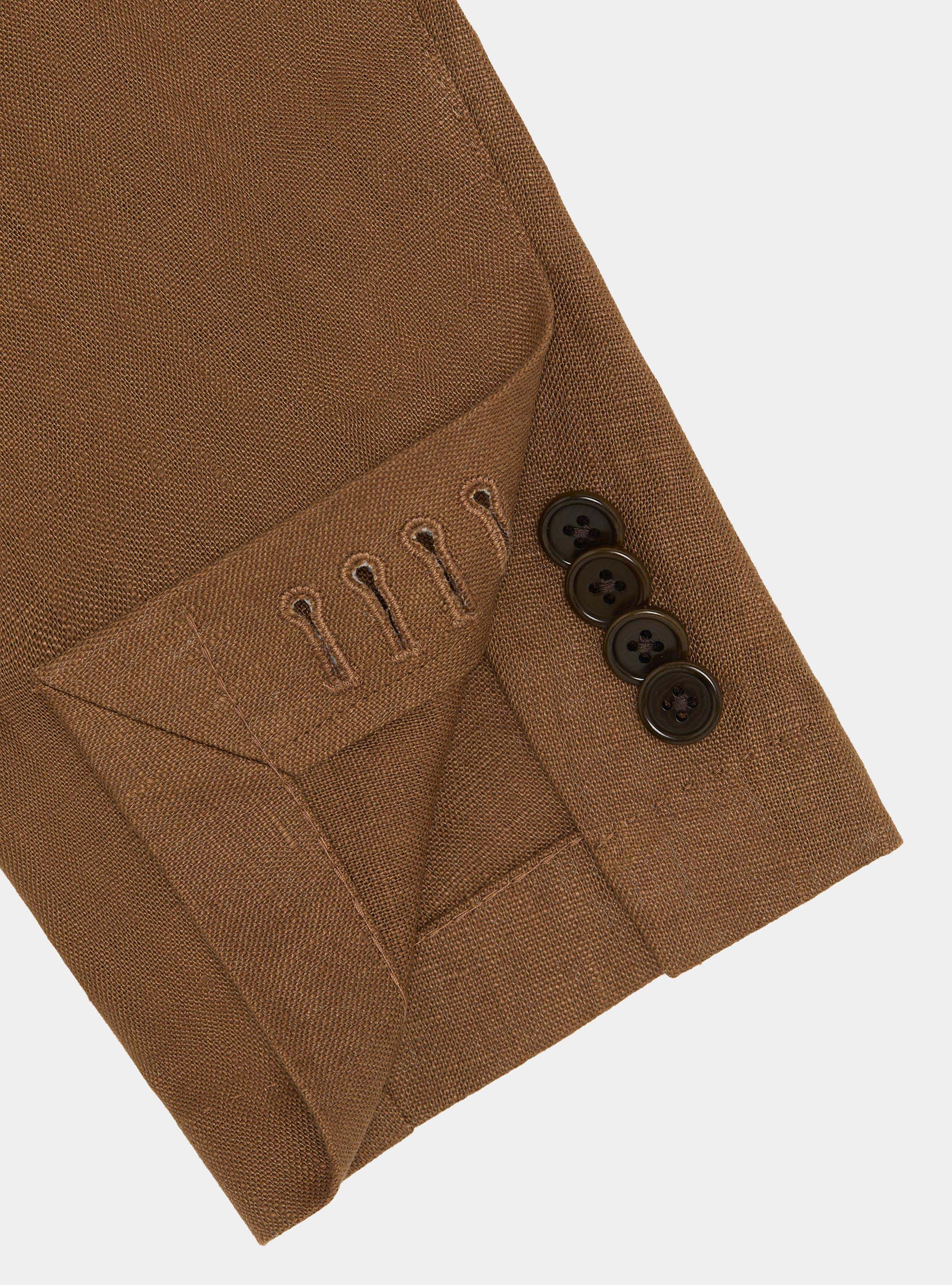 Pure linen suit blazer, MULTICOLOR