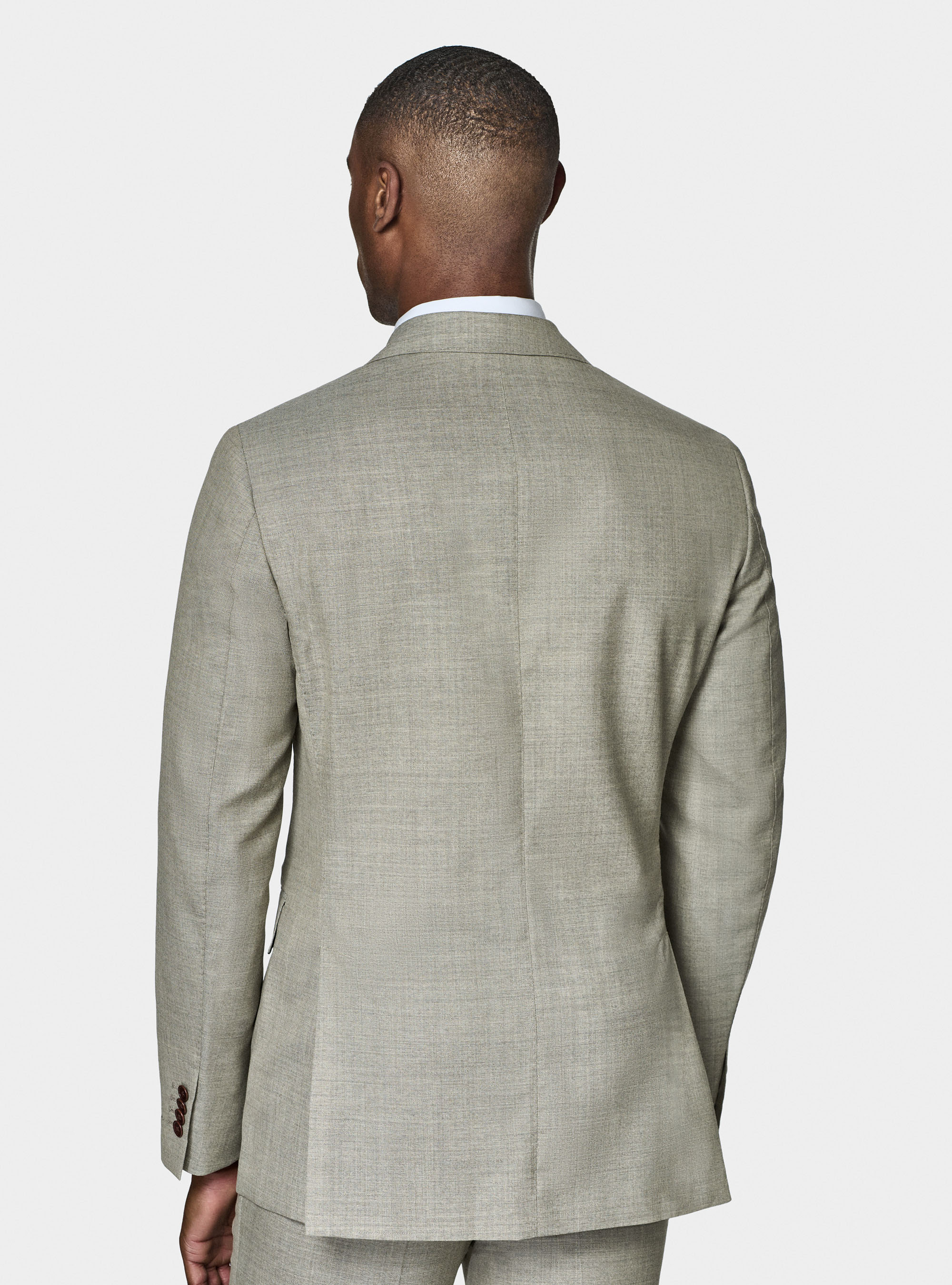 Pure wool suit blazer Vitale Barberis Canonico, ECRU