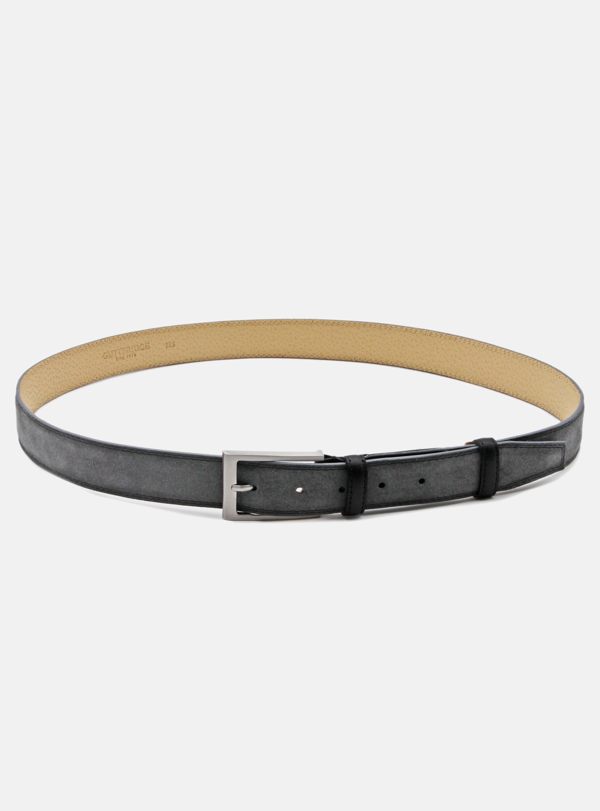 Ceinture en cuir daim, ASPHALTE