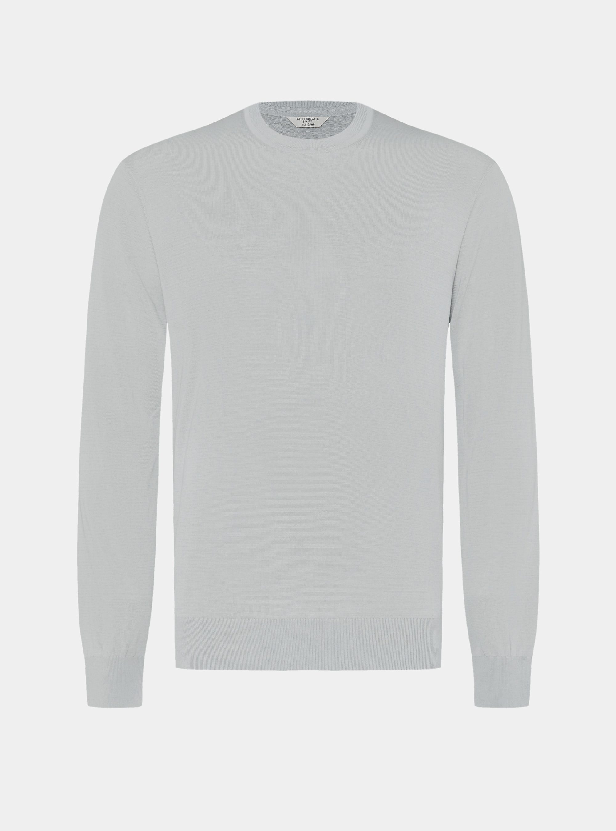 Cotton and silk crew neck sweater, PERLA 0178C