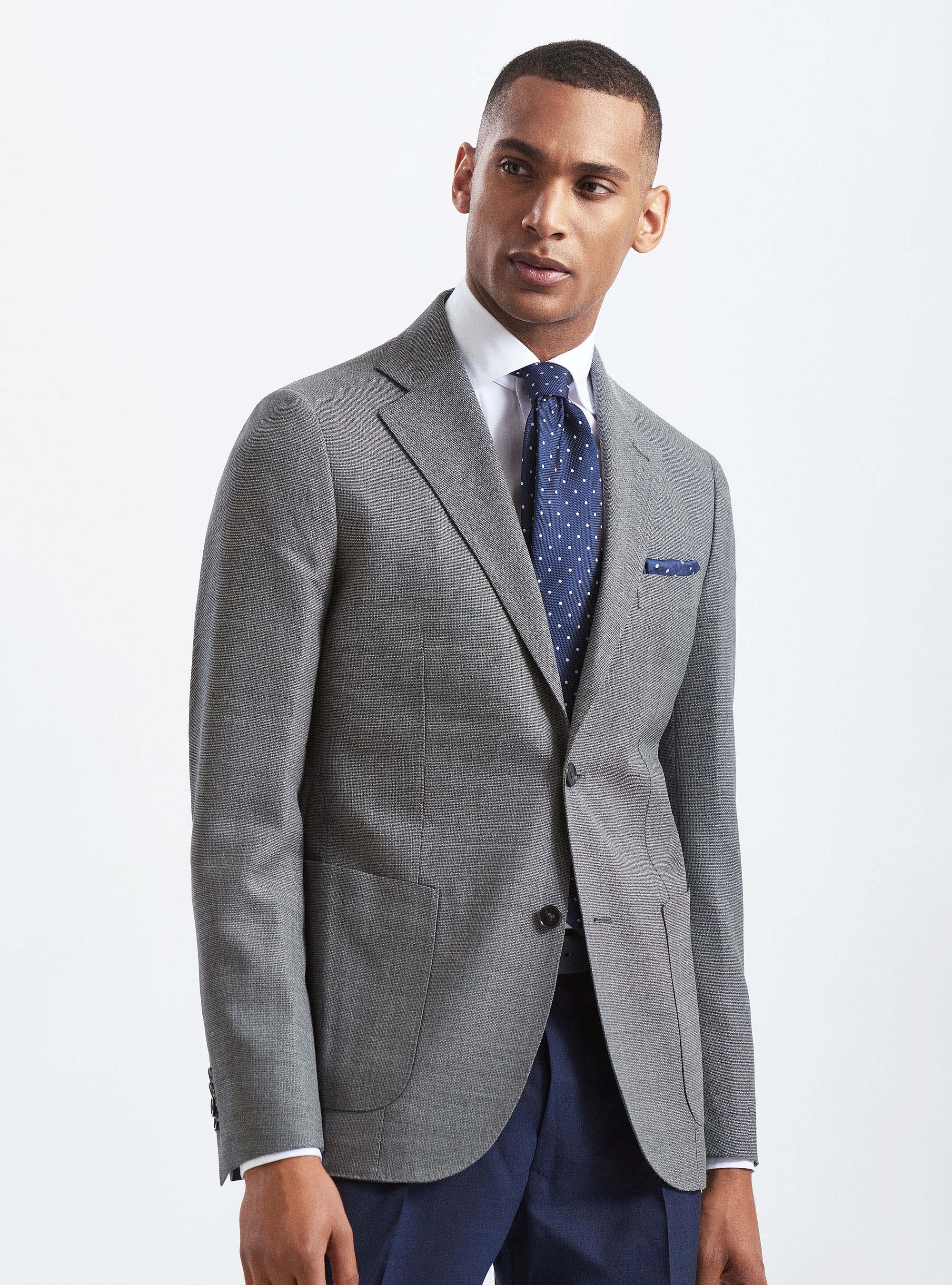 Vitale Barberis Canonico 100's superfine wool fabric blazer