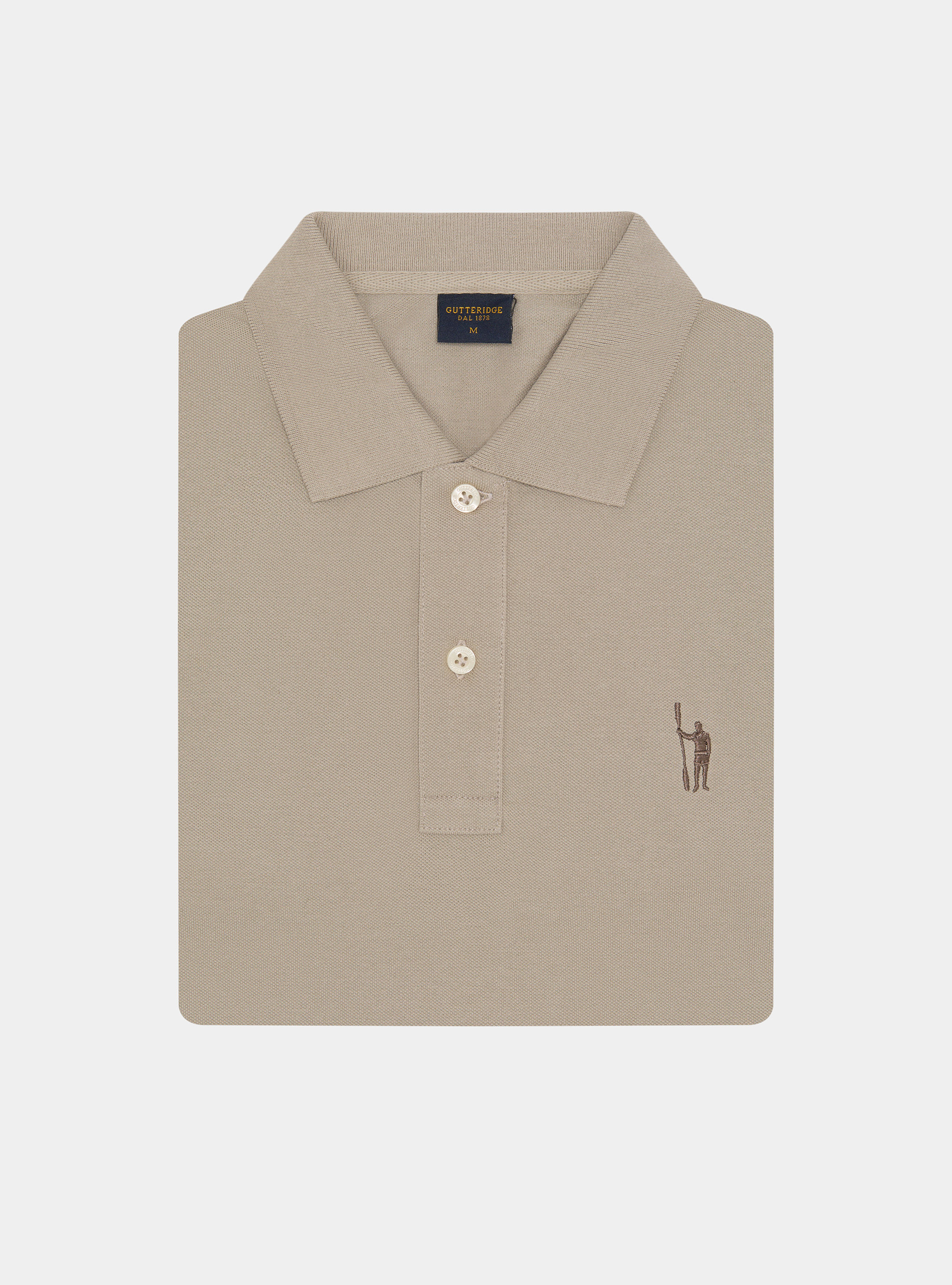 Classic piqu&eacute; polo shirt, SAND