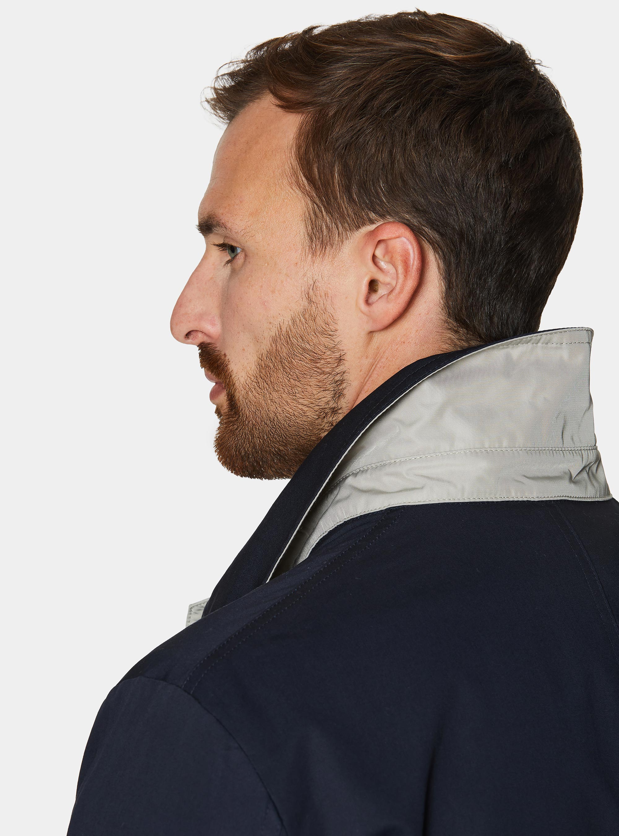 Impermeable reversible, AZUL MARINO