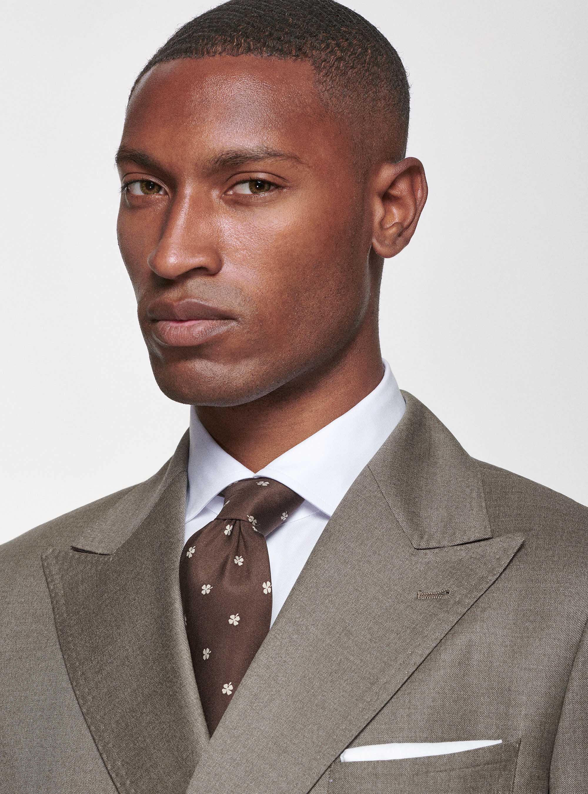 Giacca doppiopetto in pura lana, SABBIA