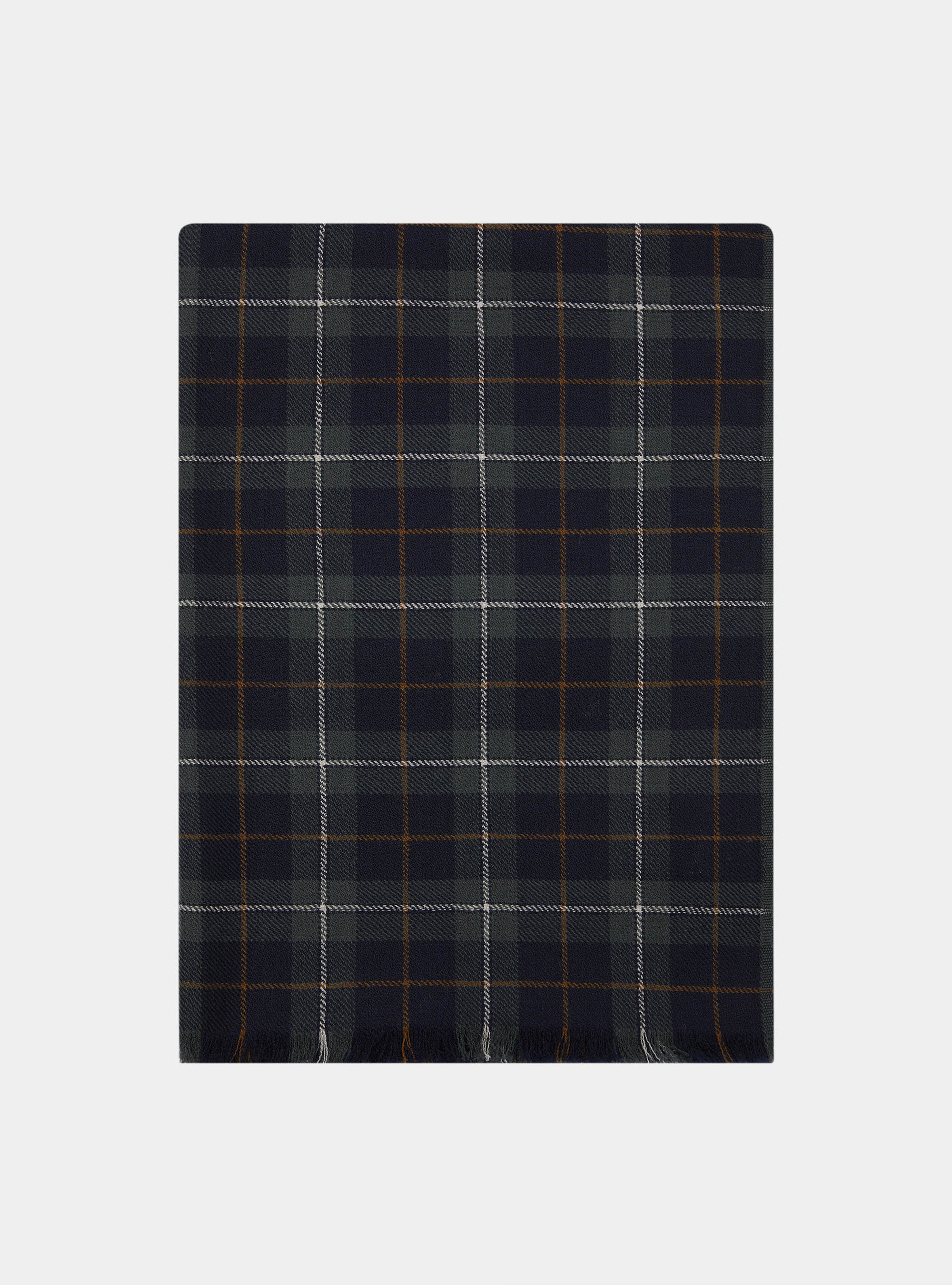 Sciarpa in lana a fantasia, VERDE