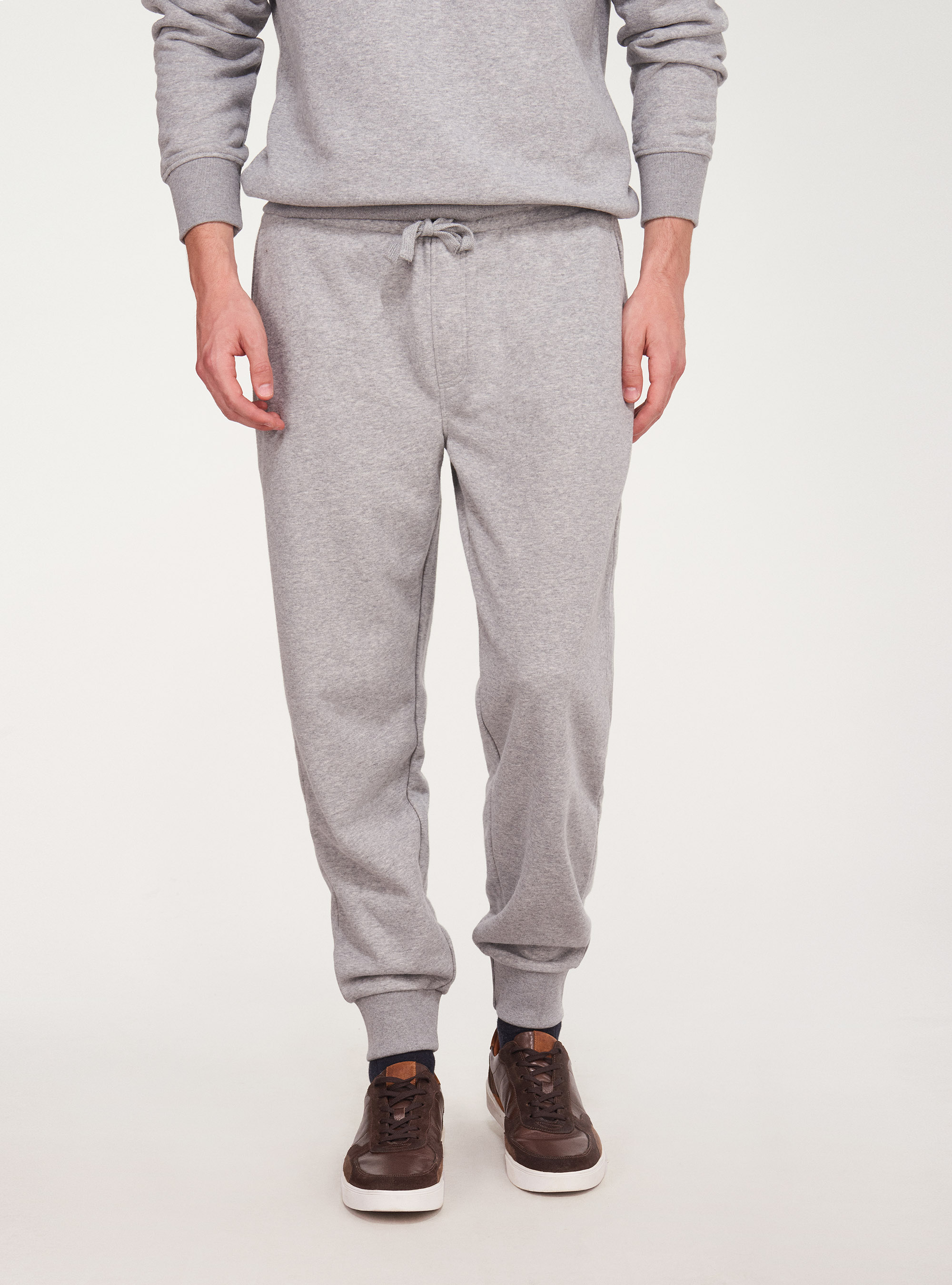 Fleece trousers, GREY