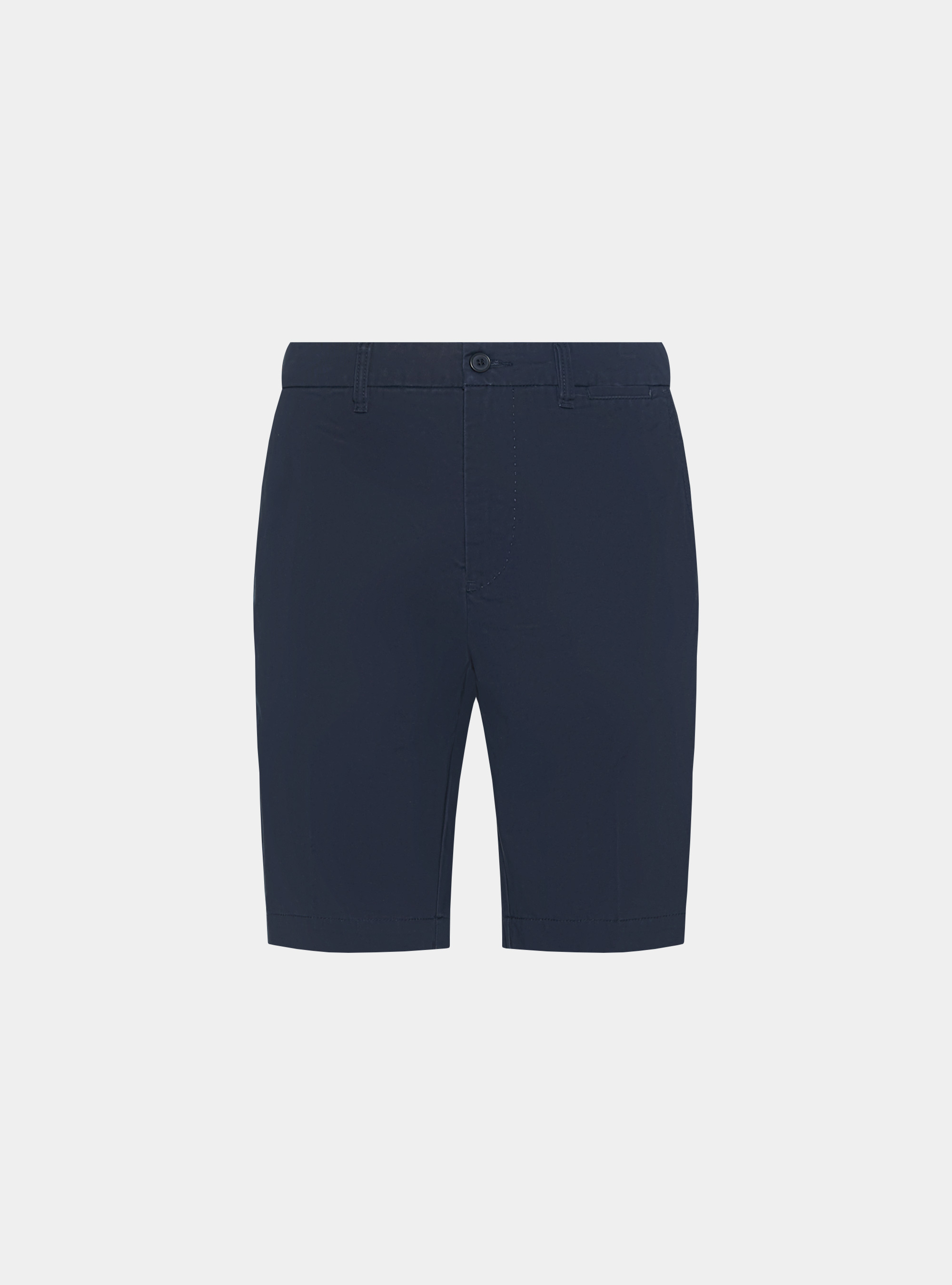 Bermuda en sergé de coton, BLEU MARINE