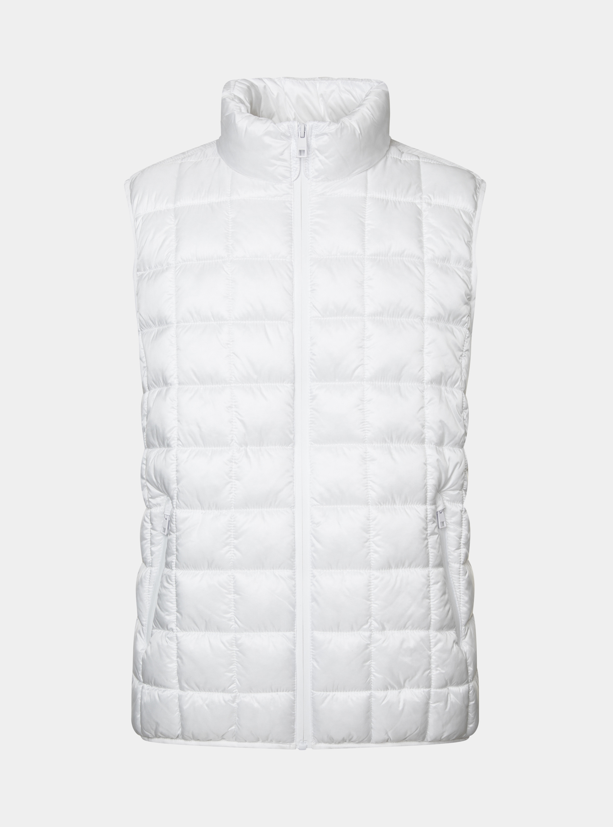 Smanicato trapuntato con imbottitura riciclata, BIANCO