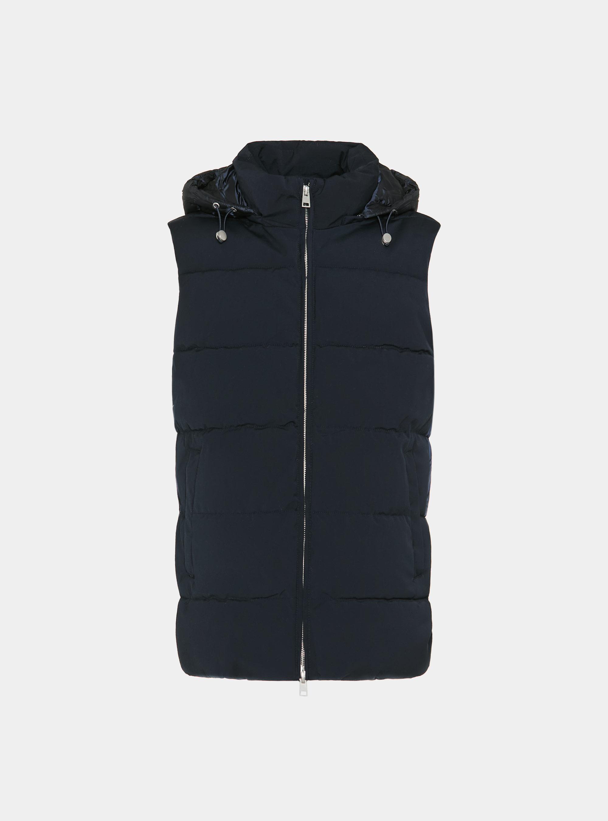 Smanicato imbottito con cappuccio, BLU NAVY