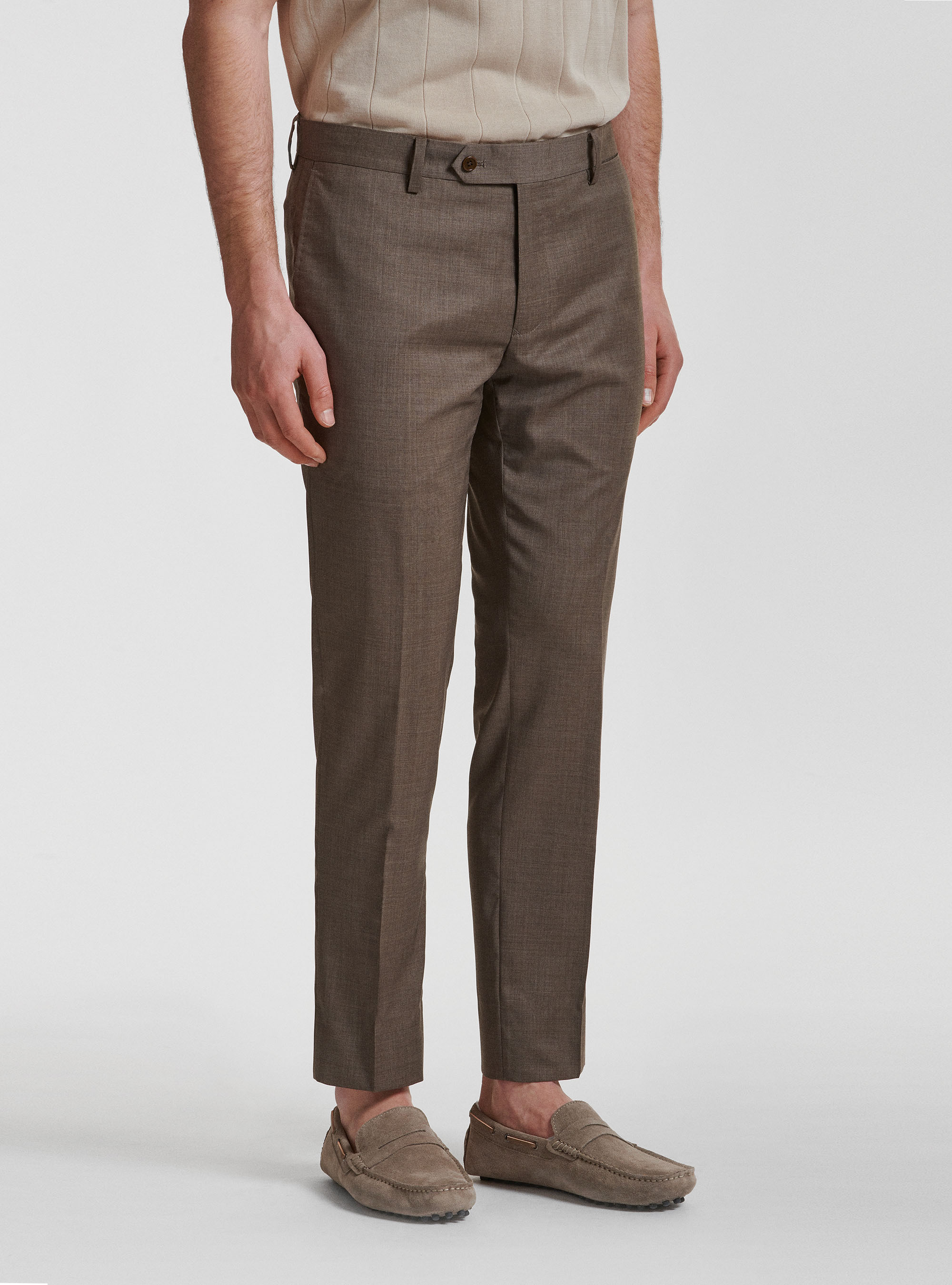 Suit trousers in pure superfine wool 130's Reda