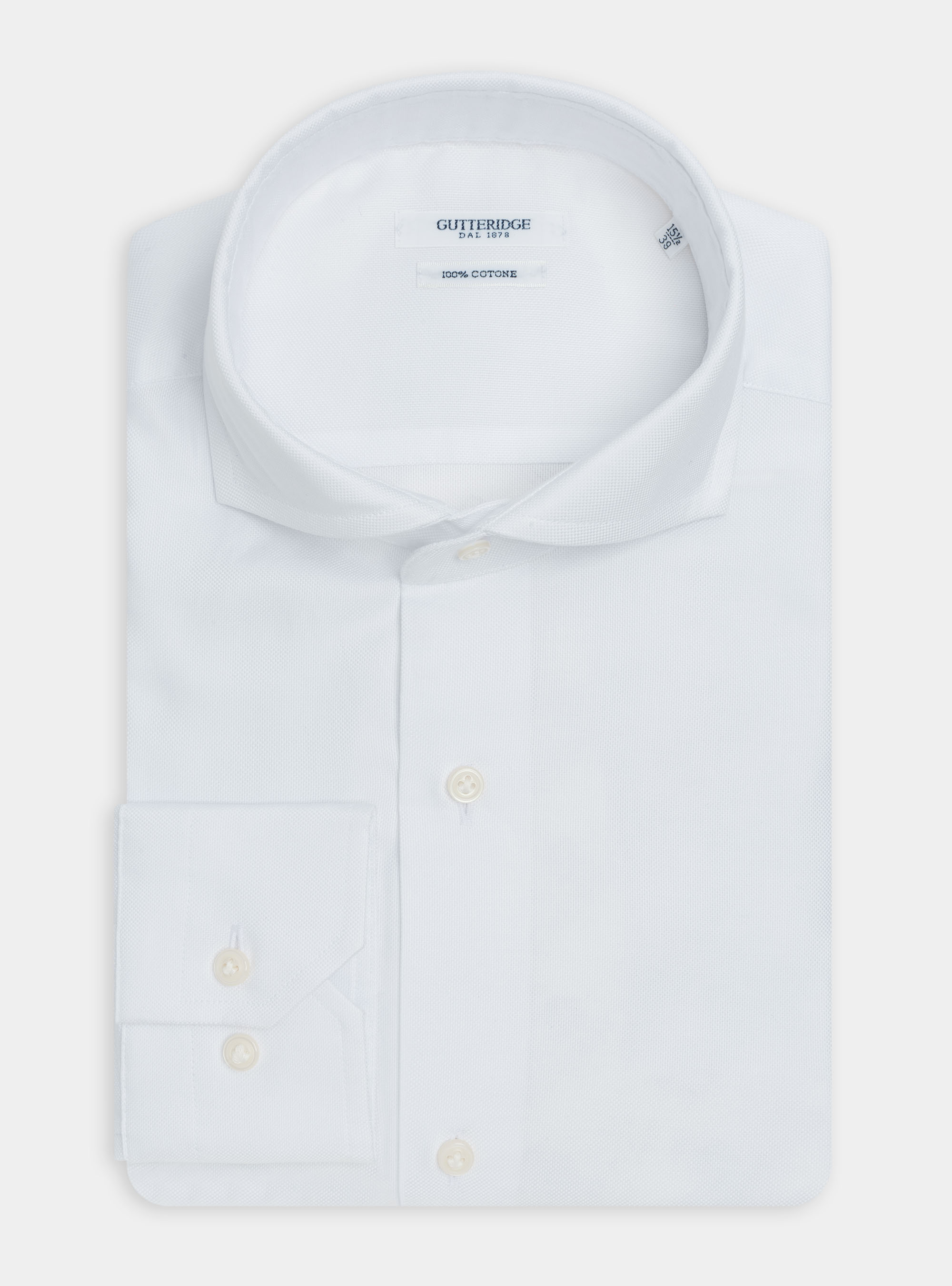 Oxford cotton French collar shirt | GutteridgeUS | catalog-gutteridge ...