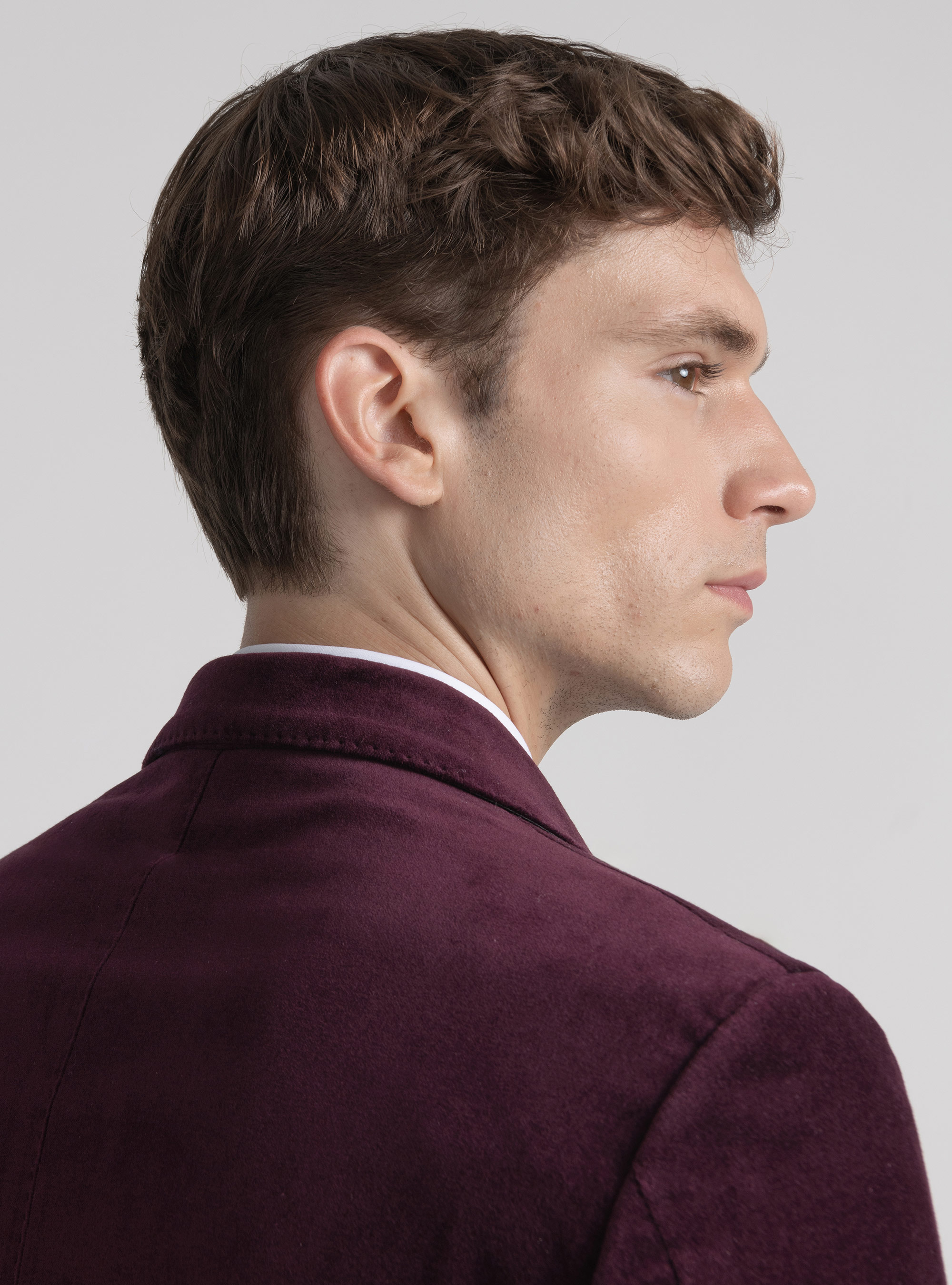 Veste de smoking en velours, VINACCIA 0401C