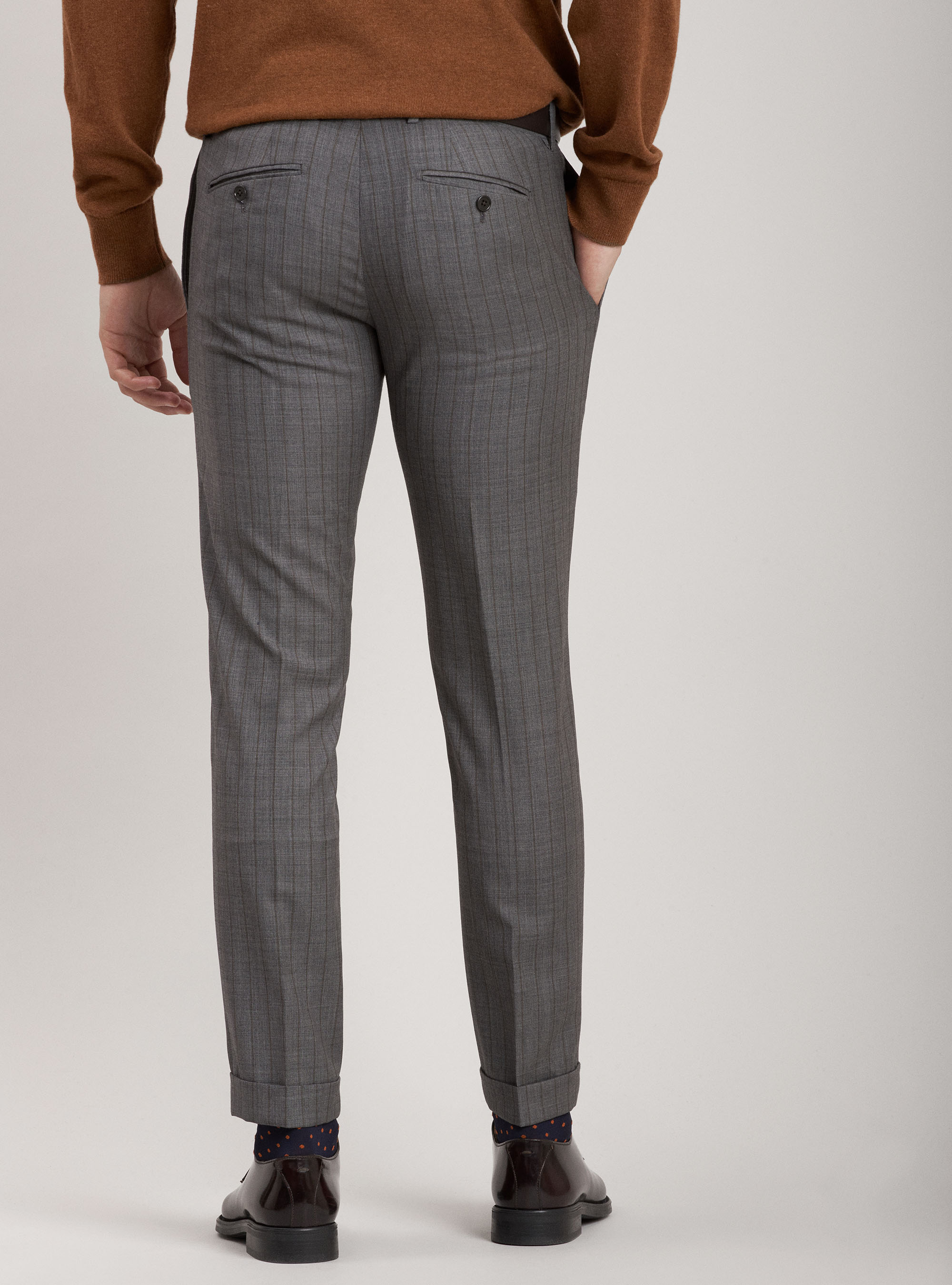 Pinstripe wool suit pants | GutteridgeUS | Men's catalog-gutteridge ...