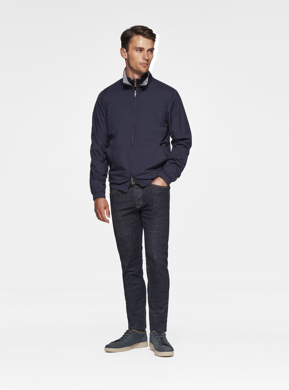 Denim rinse wash, BLU NAVY