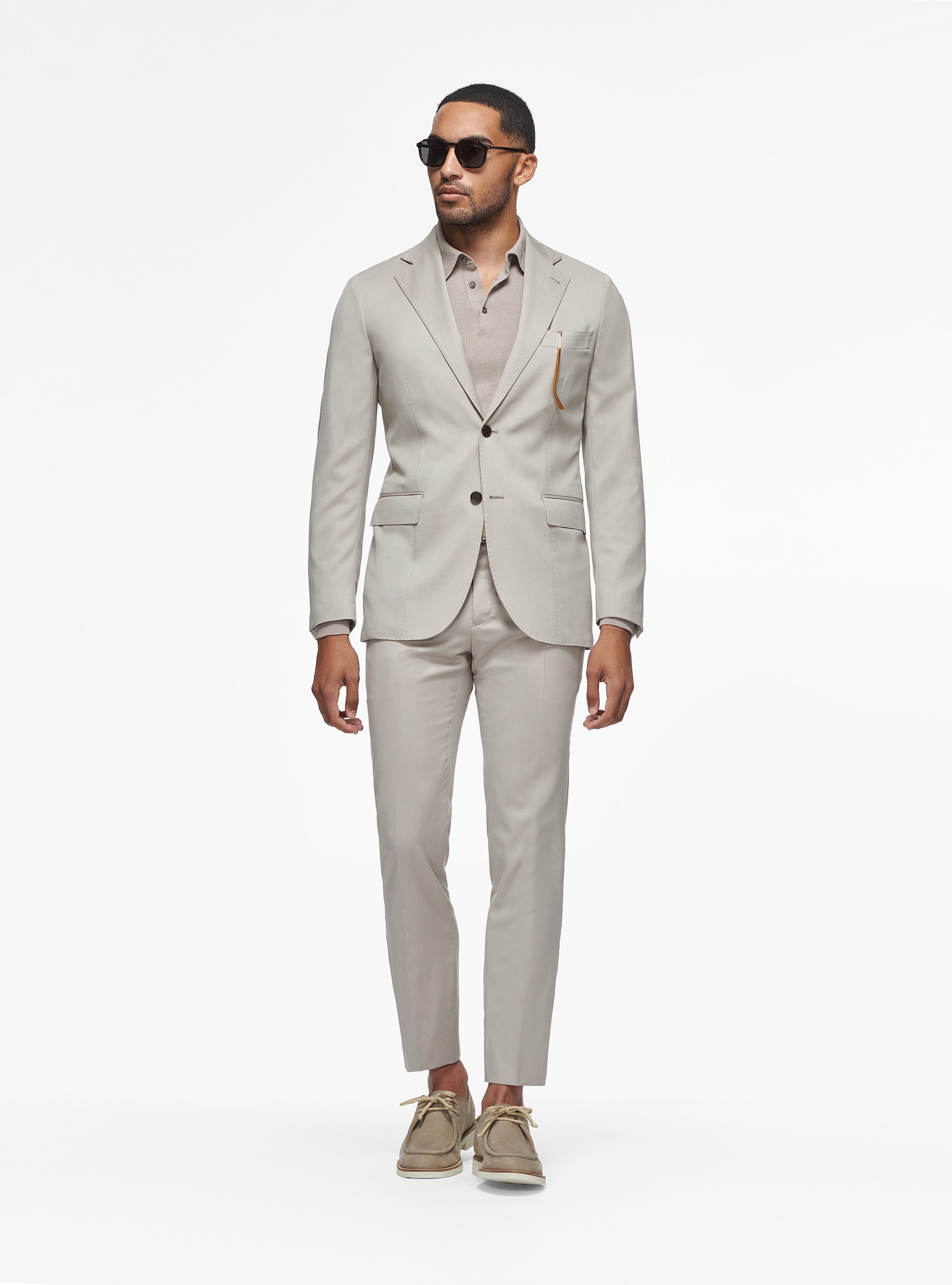 Giacca in pura lana superfine 110's, SABBIA