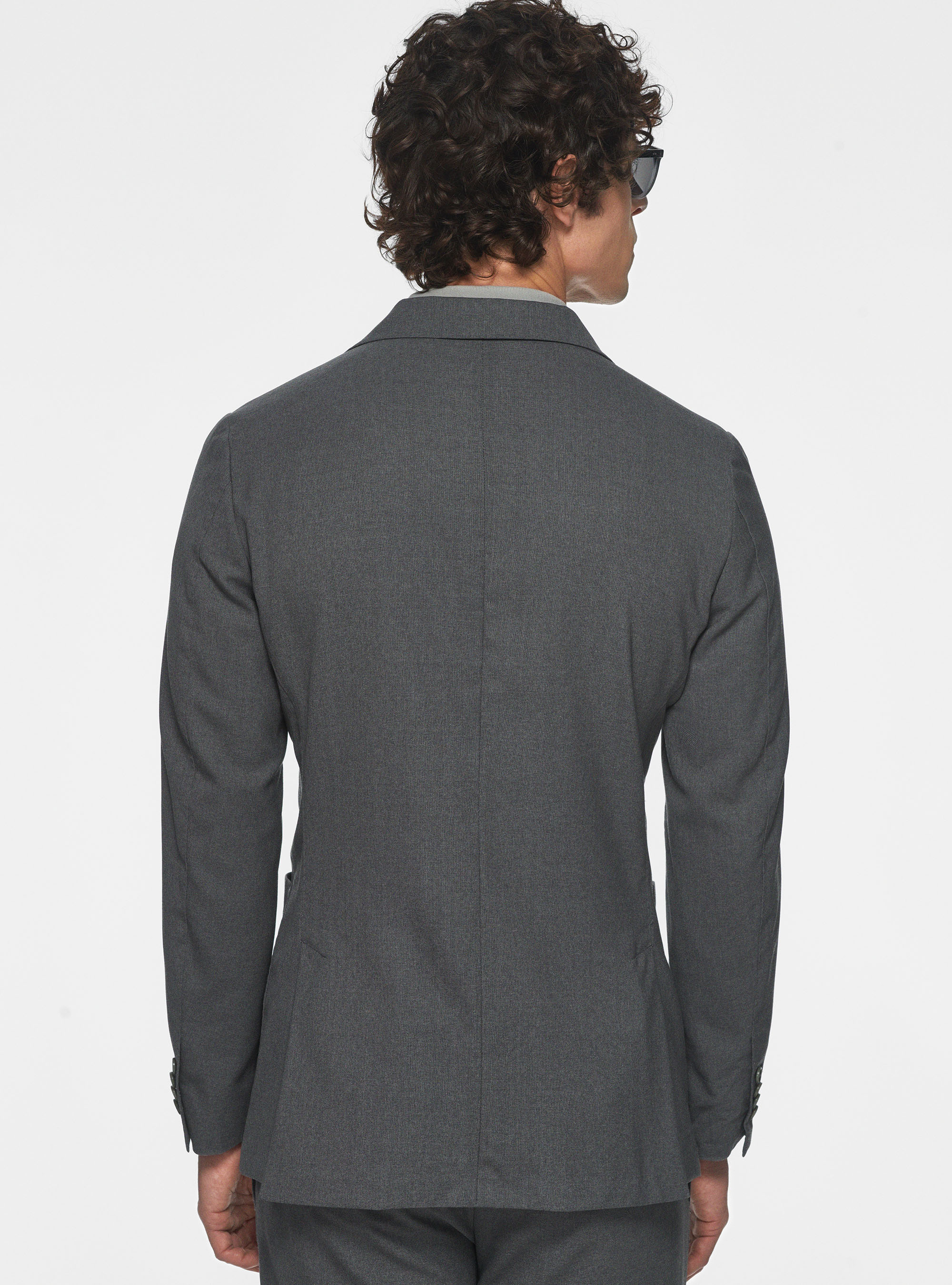 Giacca travel in pura lana Cerruti, GRIGIO CHIARO