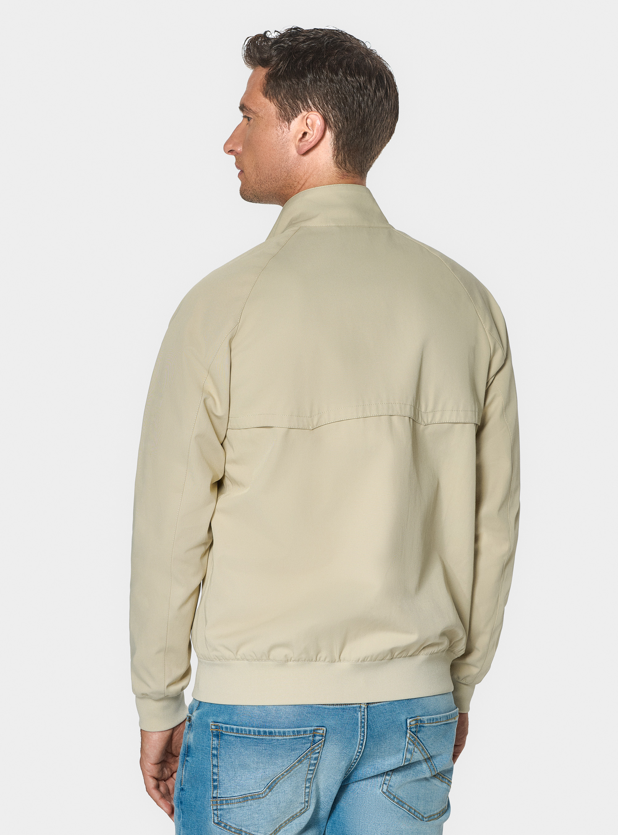 Bomber in misto cotone, SABBIA