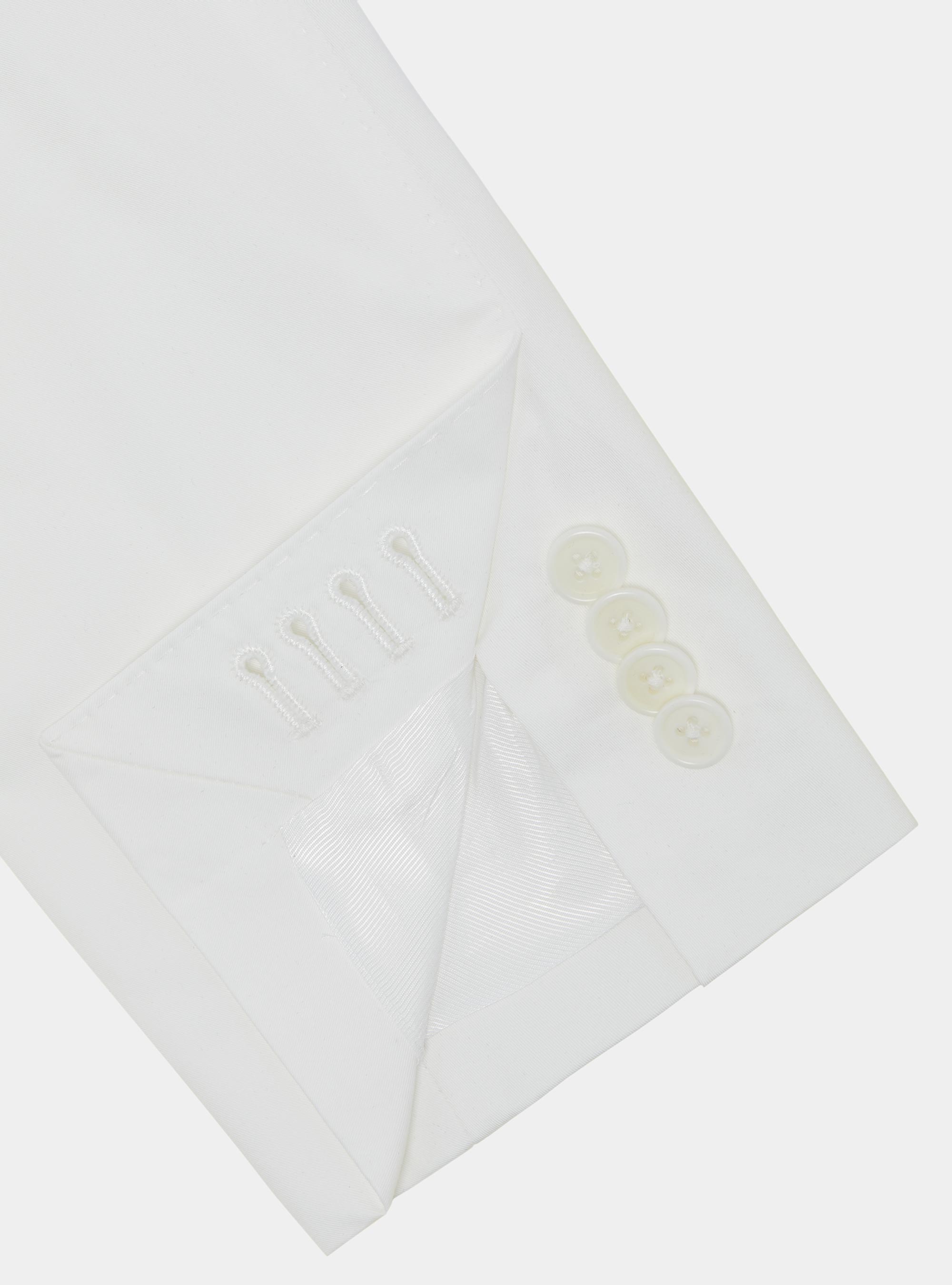 Cotton poplin blazer, WHITE