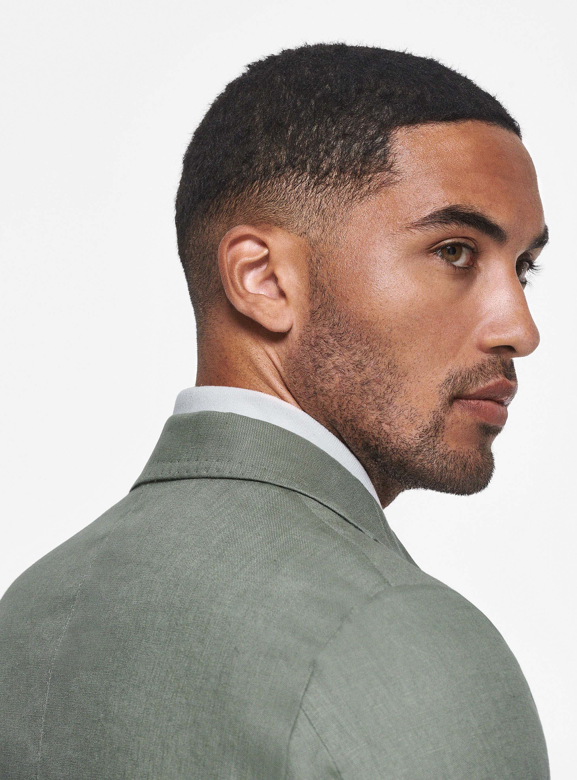 Pure linen blazer, SALVIA 0602C