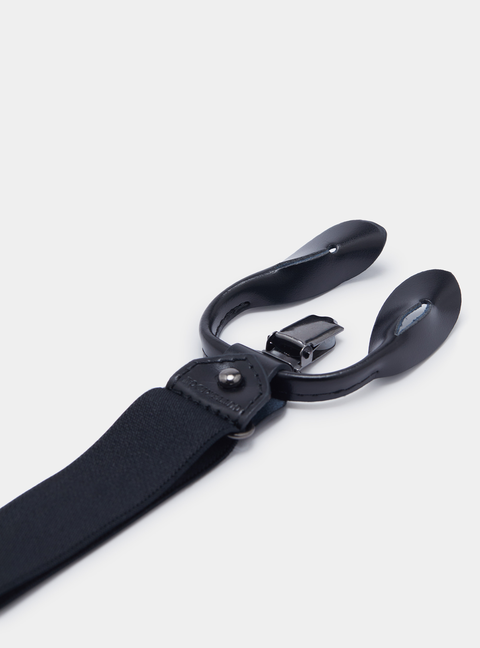 Unifarbene Hosentr&auml;ger, NERO 0100C