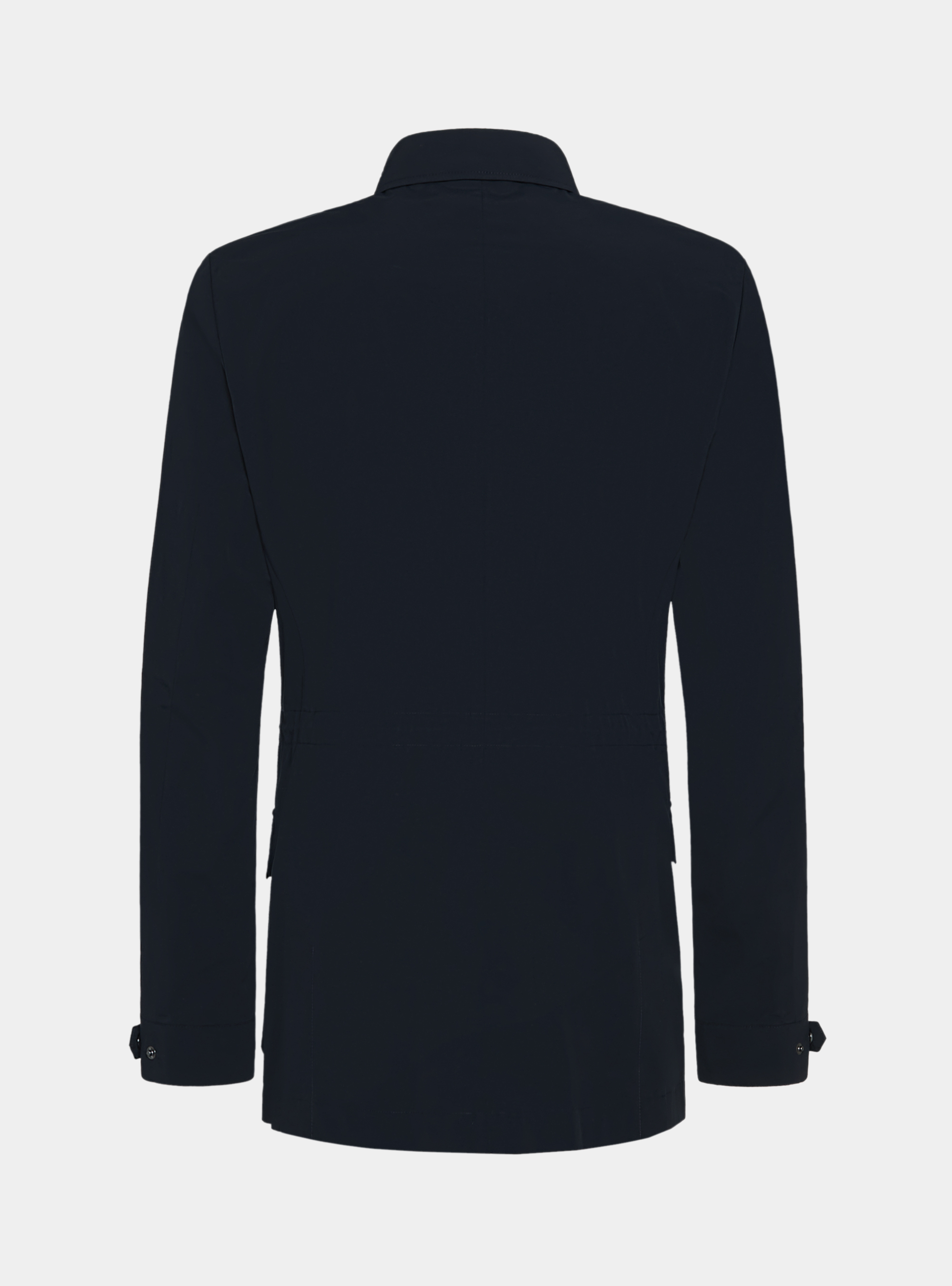 Field jacket in misto cotone nylon, BLU NAVY