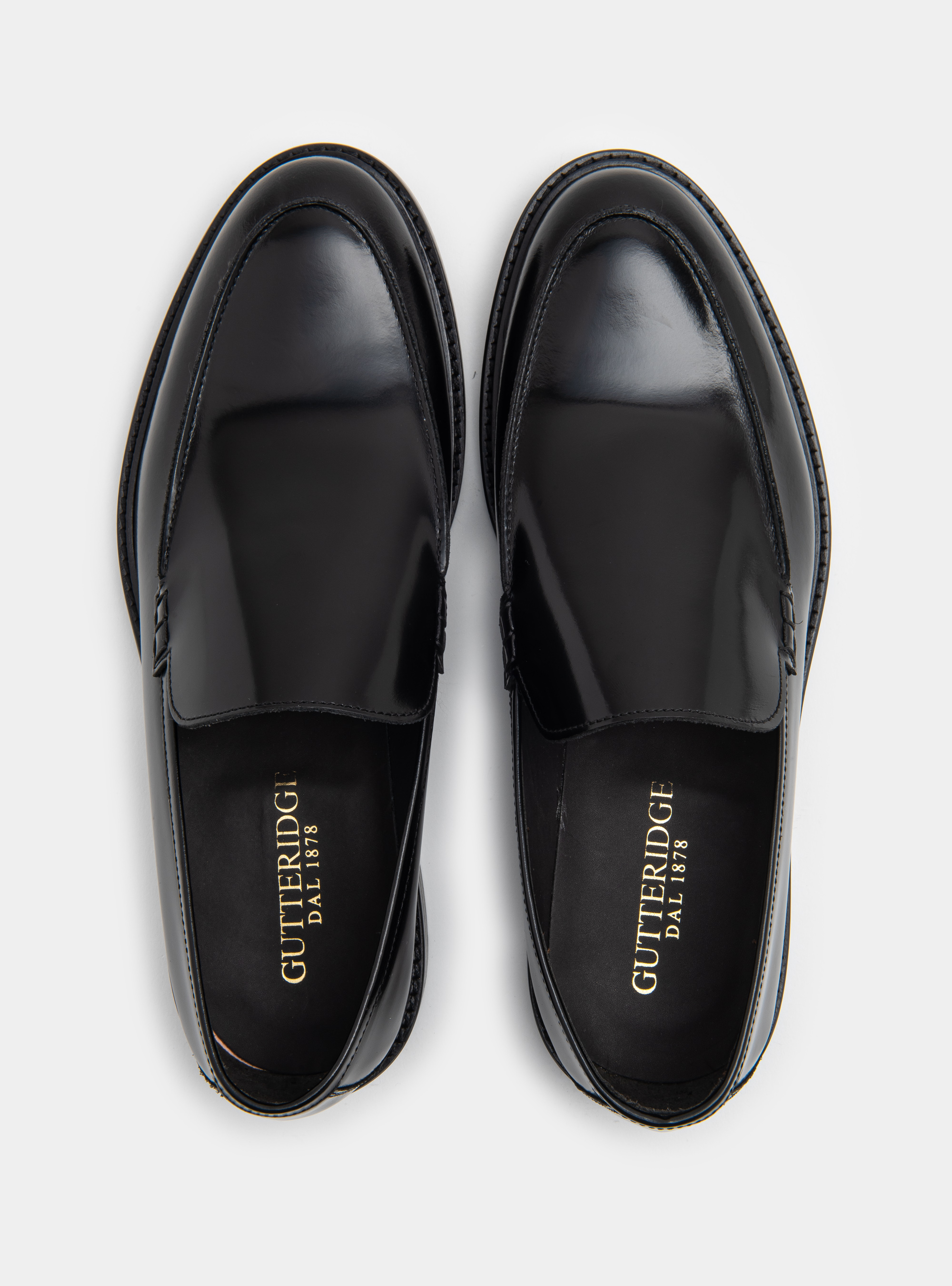 Mokassins aus geschliffenem Leder, NERO 0100C