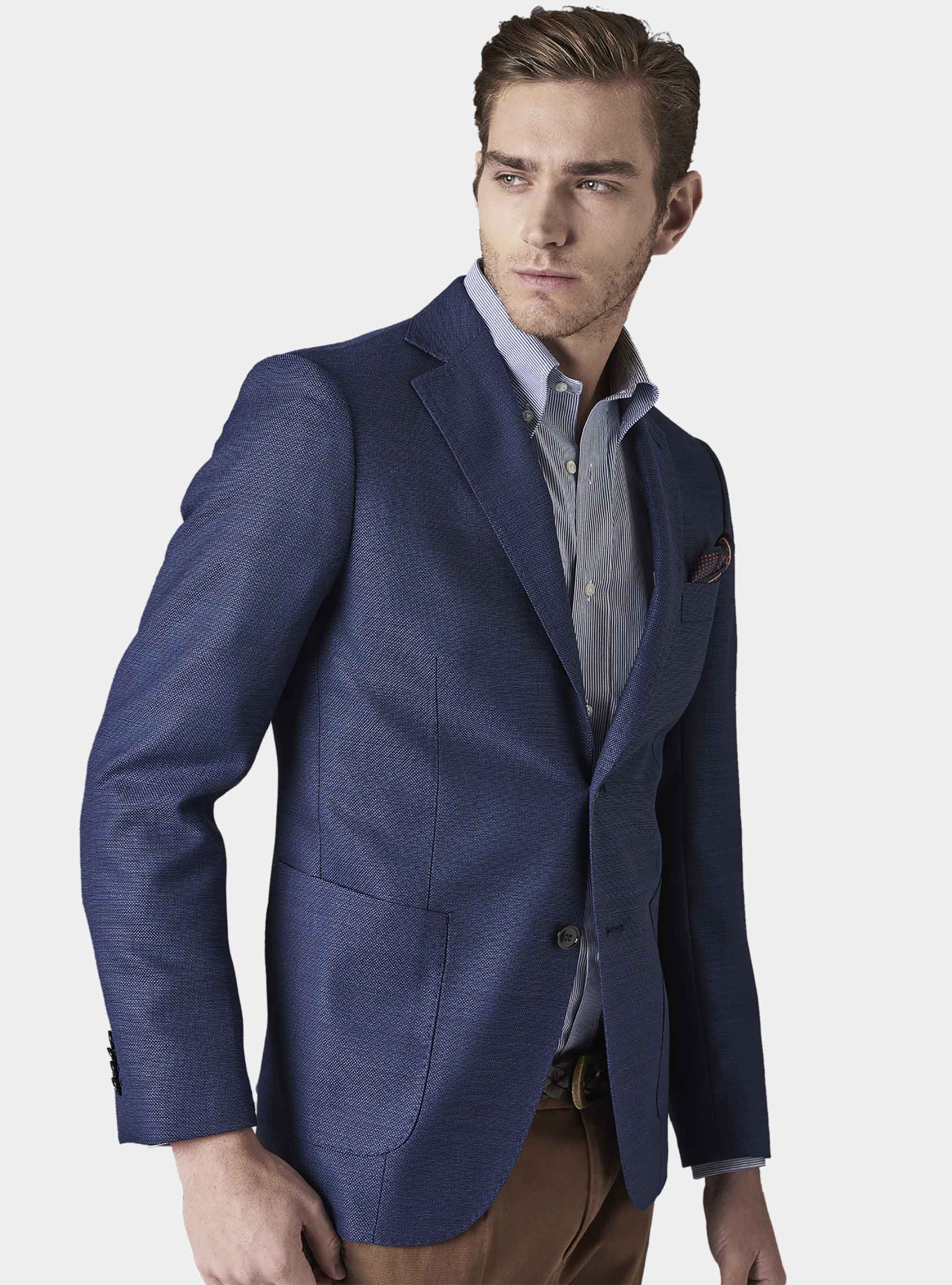 Wolljacke Super 100, BLUE 0241C