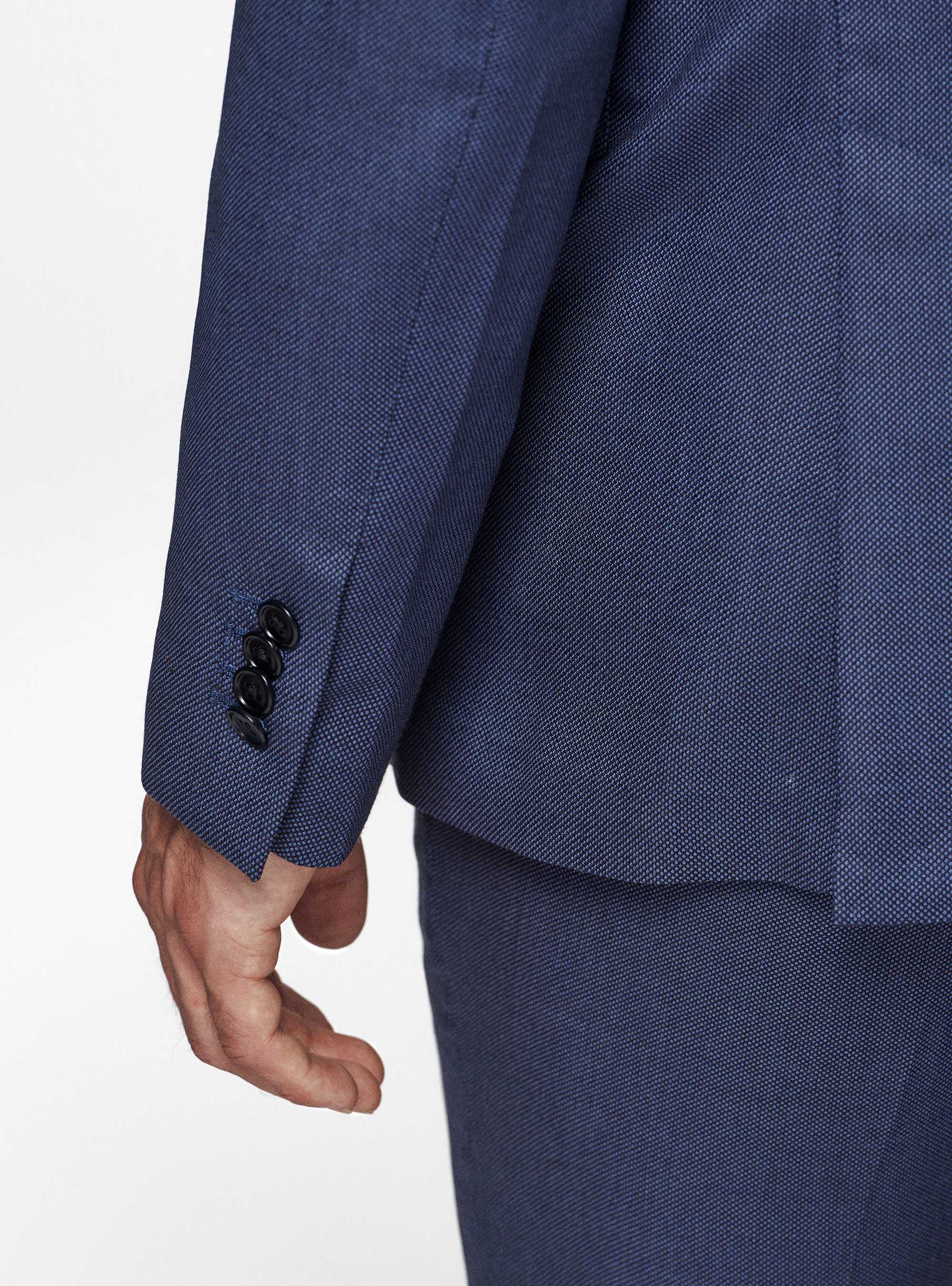 Veste en pure laine à oeil de perdrix, ENCRE