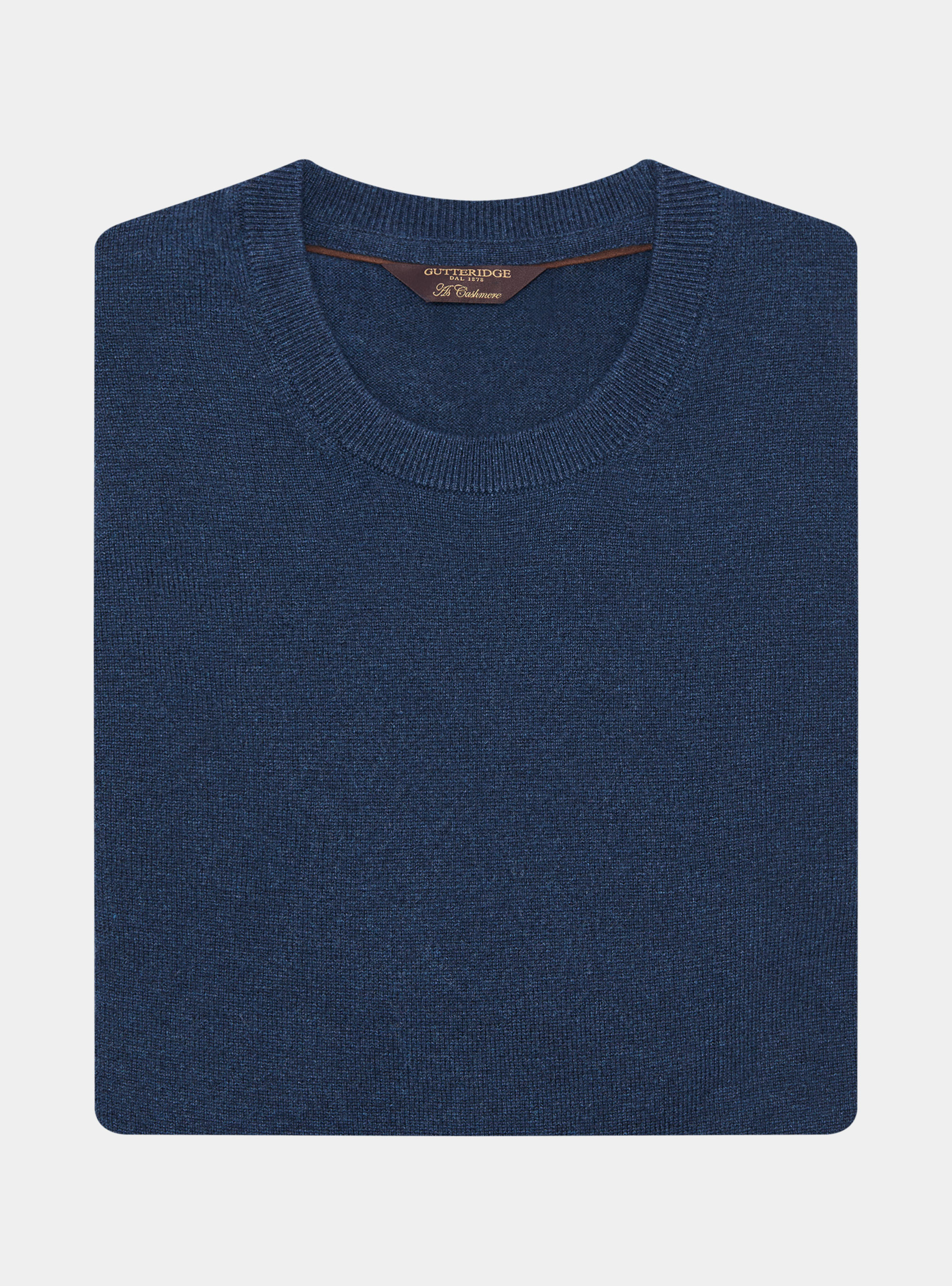 Trikot mit Rundhalsausschnitt aus Wollmischung, INCHIOSTRO 0232C