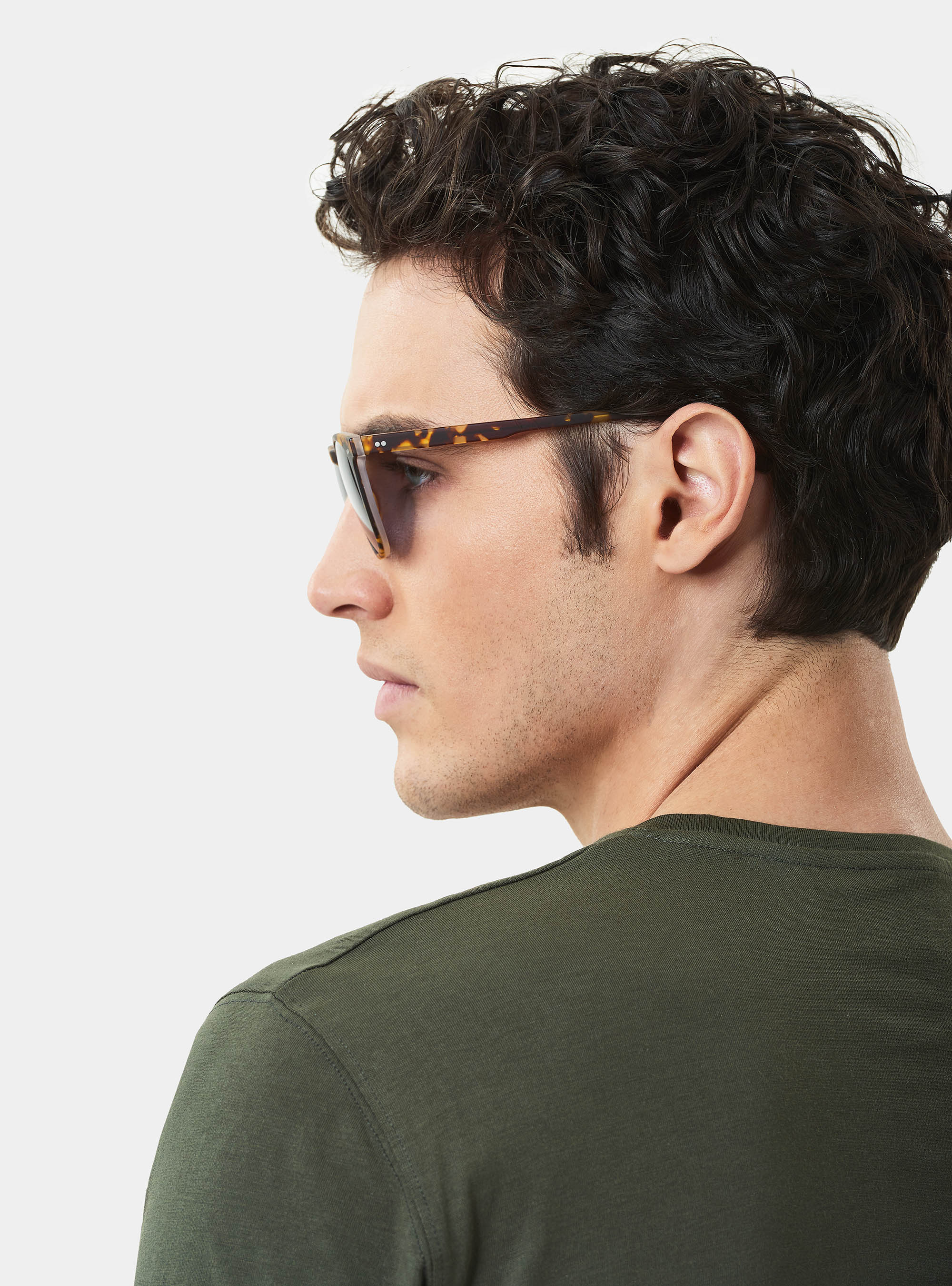 Maglietta con taschino in jersey di Cotone Supima, 0641C OLIVA