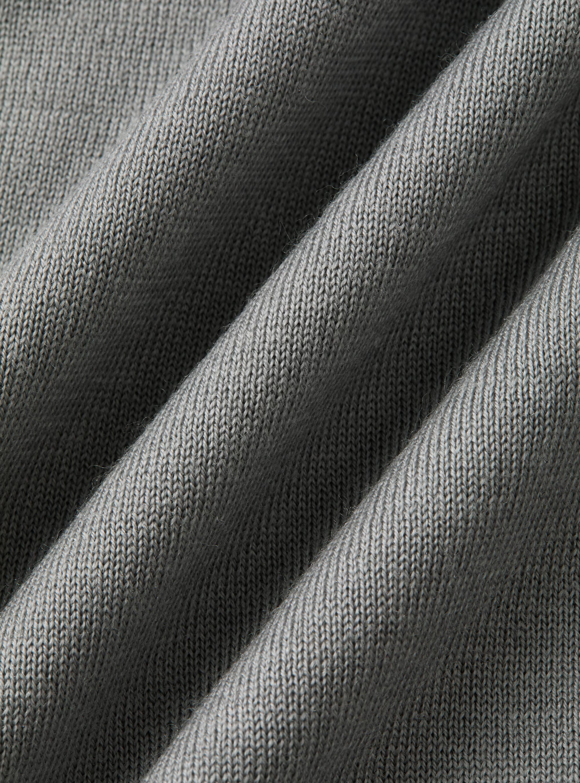 Polo de lana merina extrafina, GRIS MARENGO