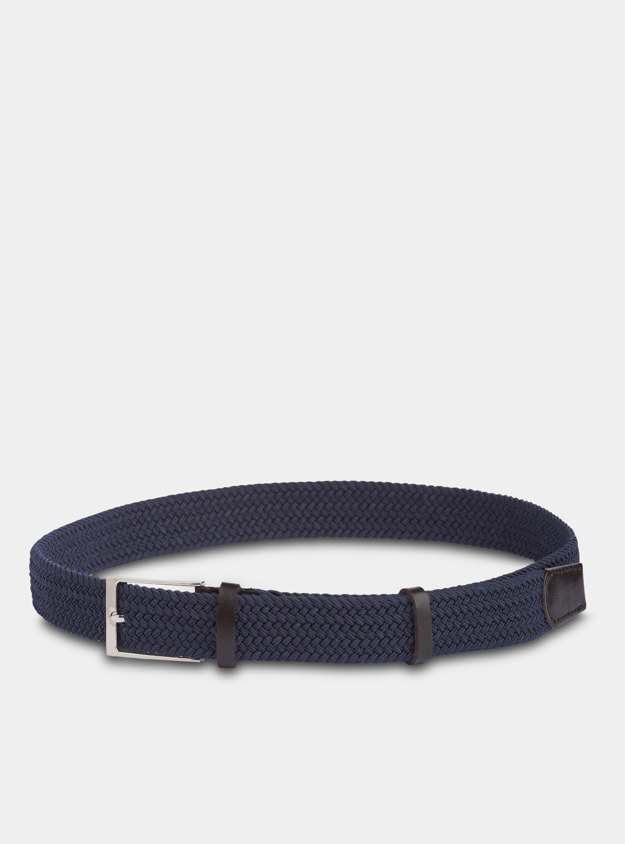 Cintura con logo, BLU NAVY