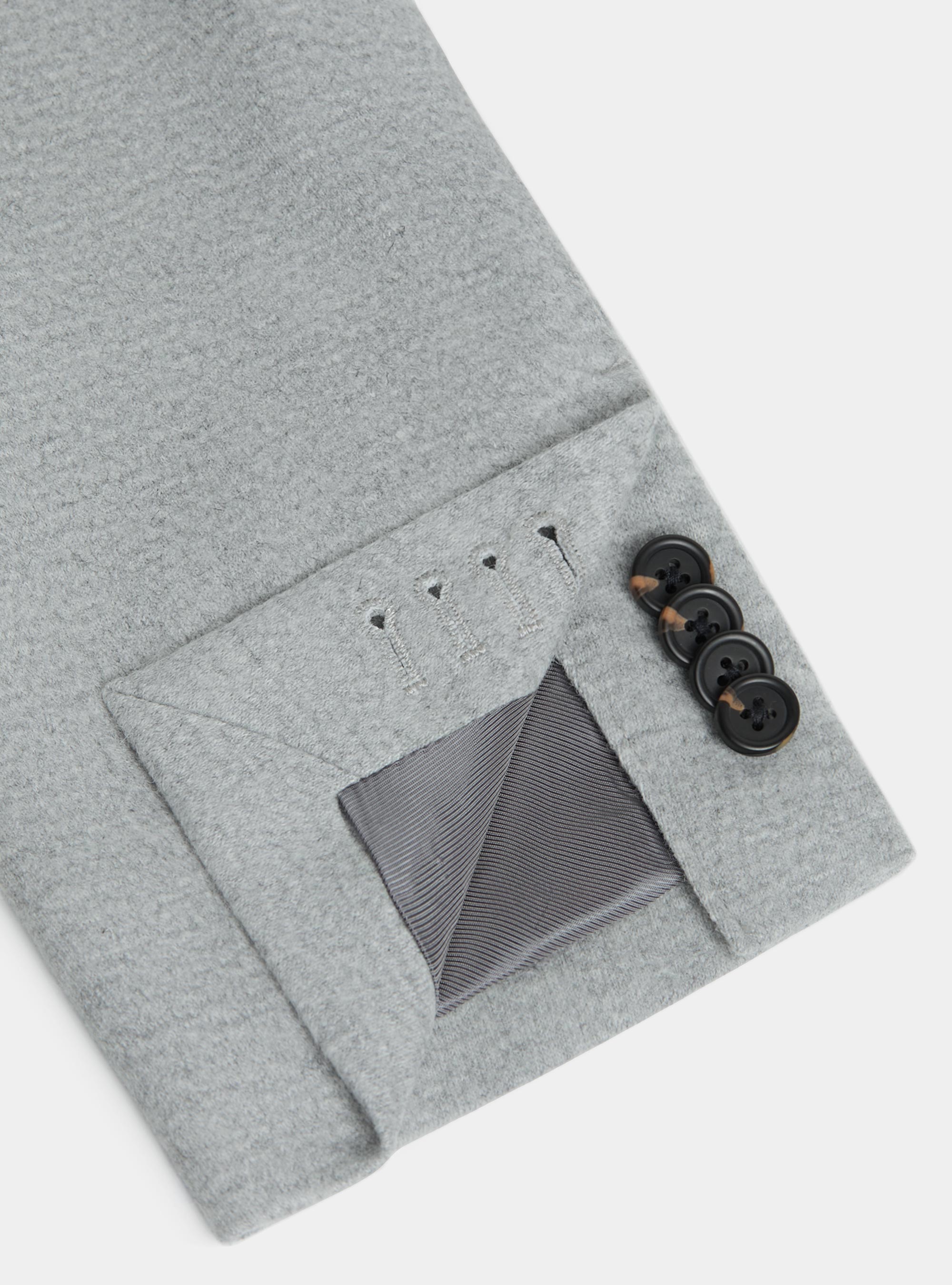 Wool jersey blazer, LIGHT GREY MELANGE